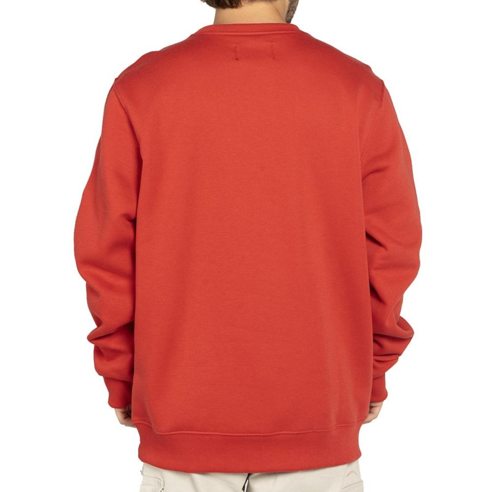 Moletom Quiksilver Careca Metal Comp WT25 Masculina Vermelho