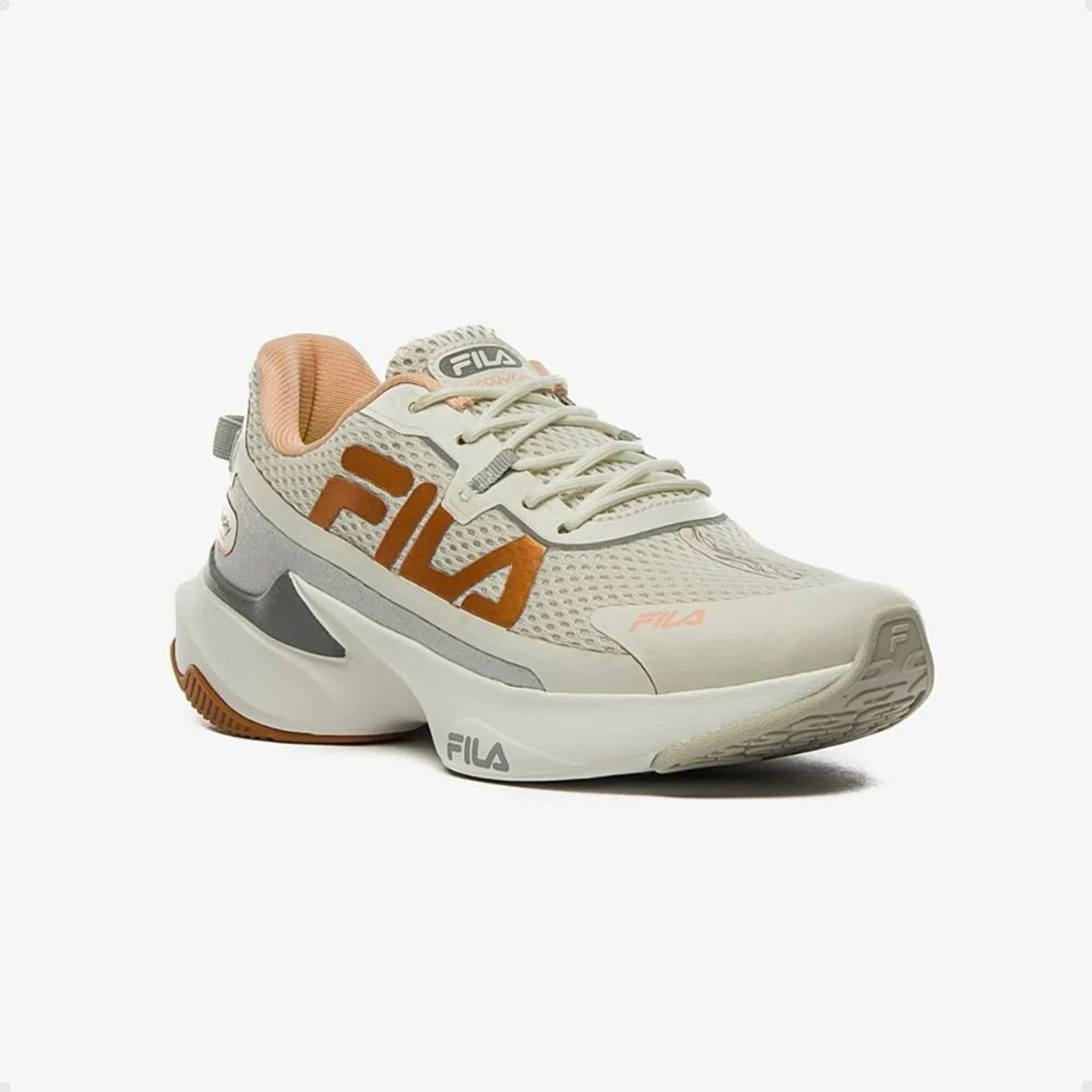 Vista 3 Tênis Running Feminino Fila Recovery branco Fila branco
