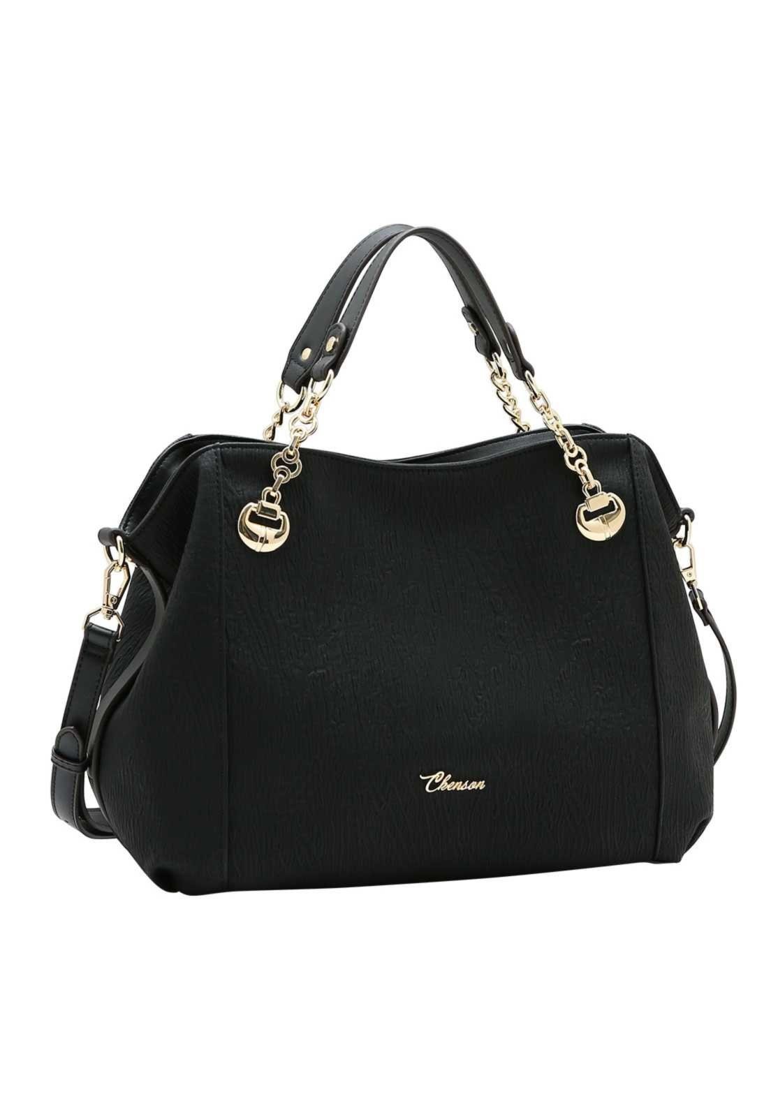 Bolsa Feminina Chenson Mão Detalhe em Ferragem 3485865 Preto