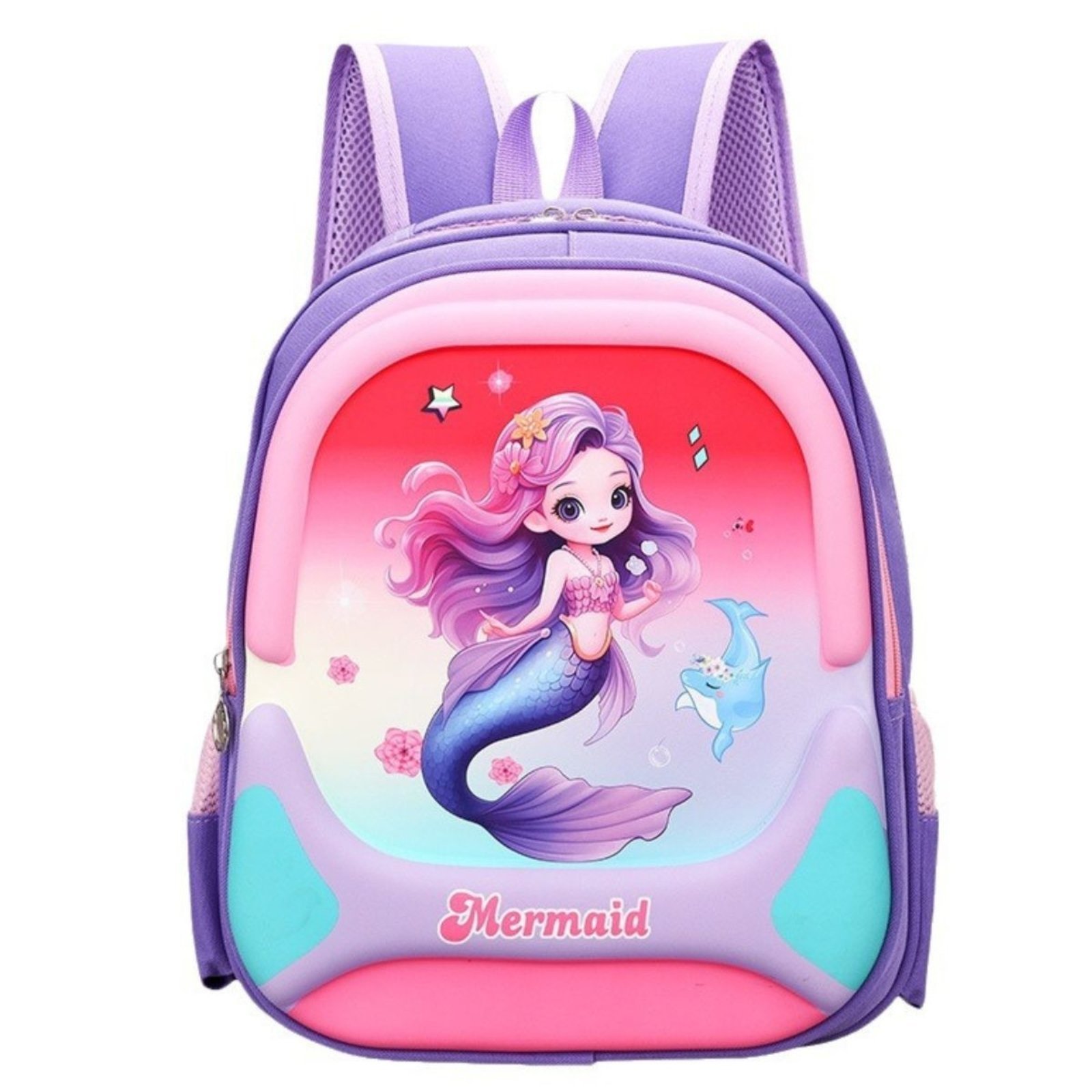 Infantil - Mochila Escolar Feminina Masculina Bolsa Escolar Astronauta Star Shop Rosa