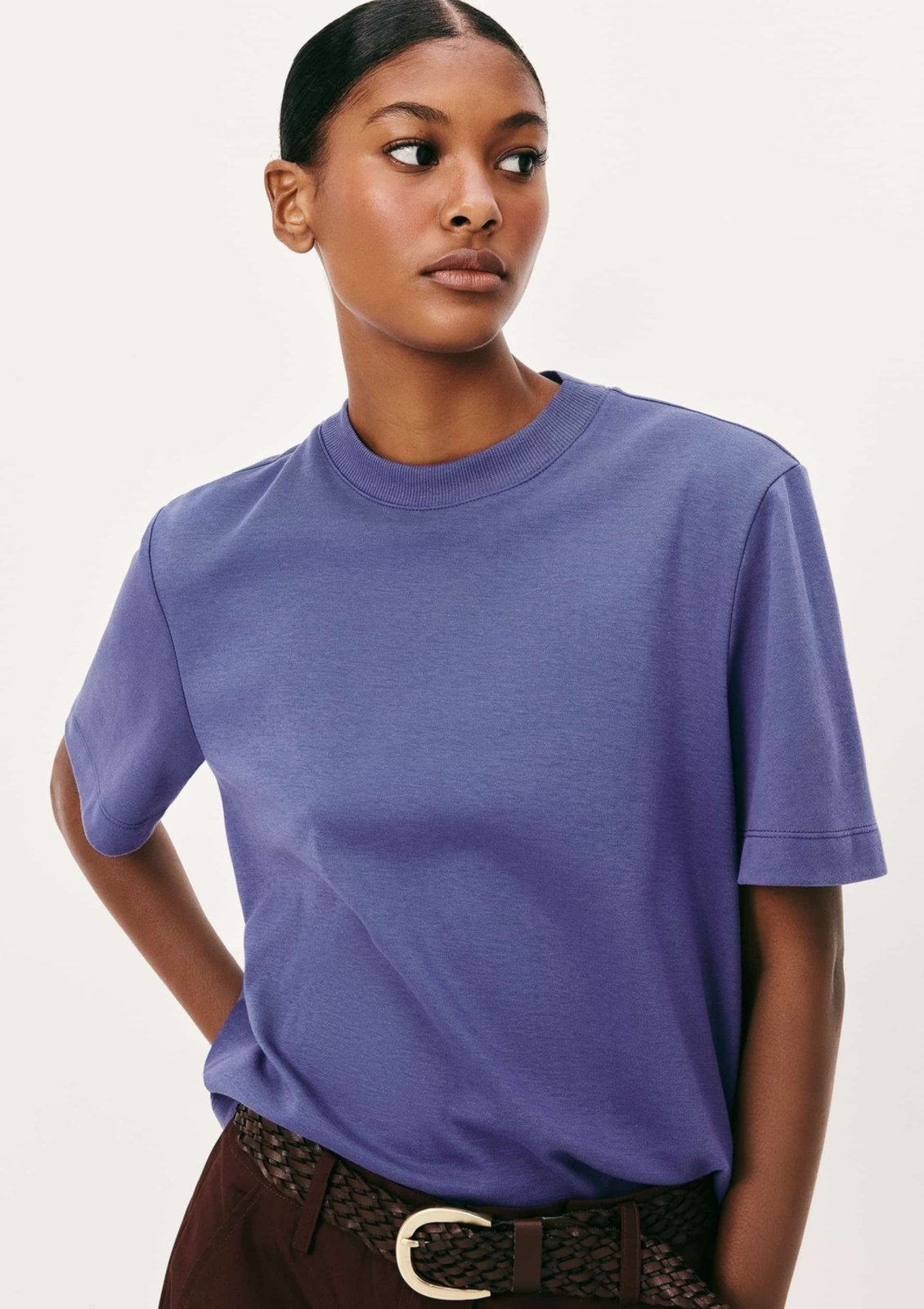 Blusa Feminina Manga Curta Em Malha Hering