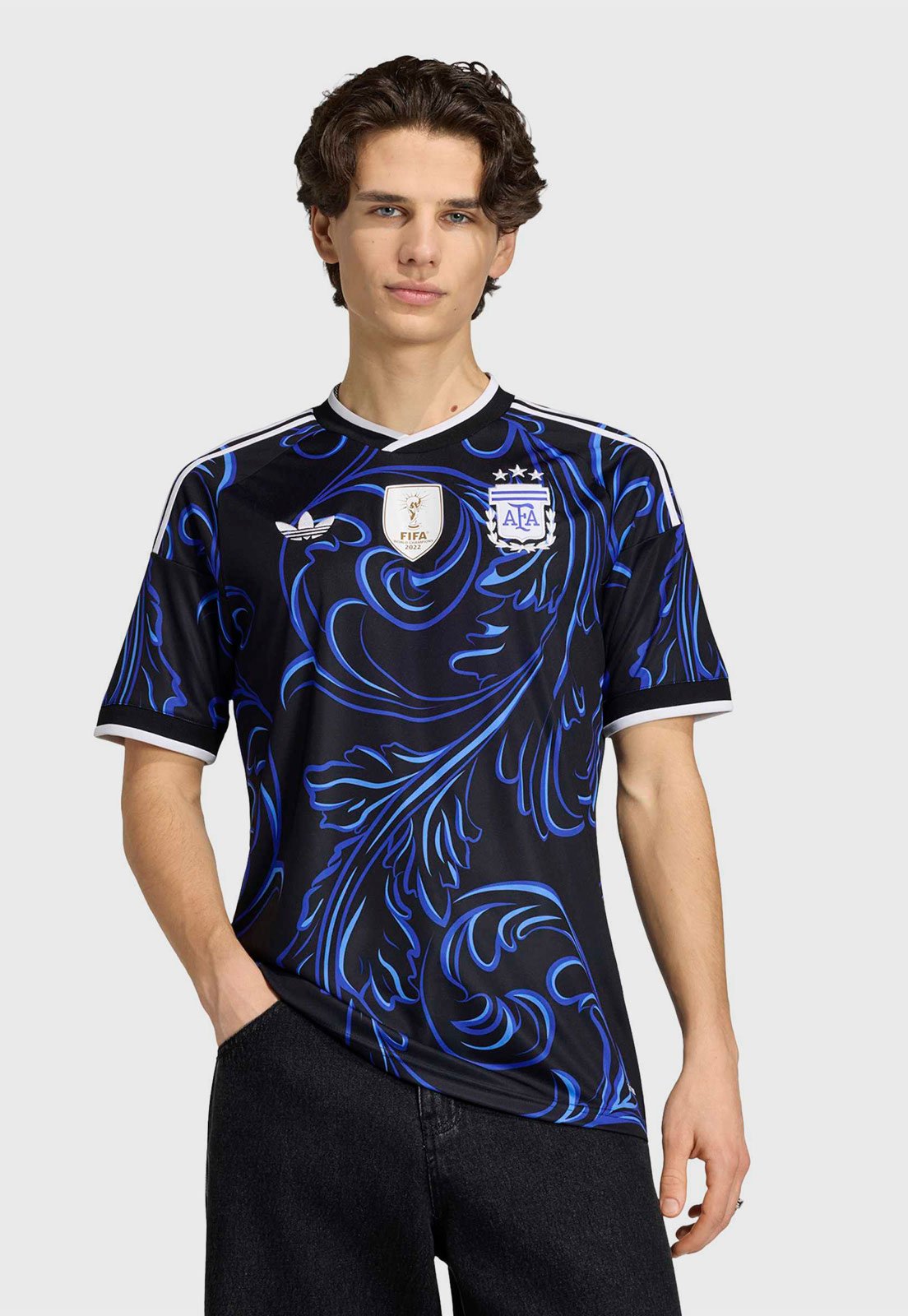 Camiseta Masculina adidas Performance Argentina II Azul