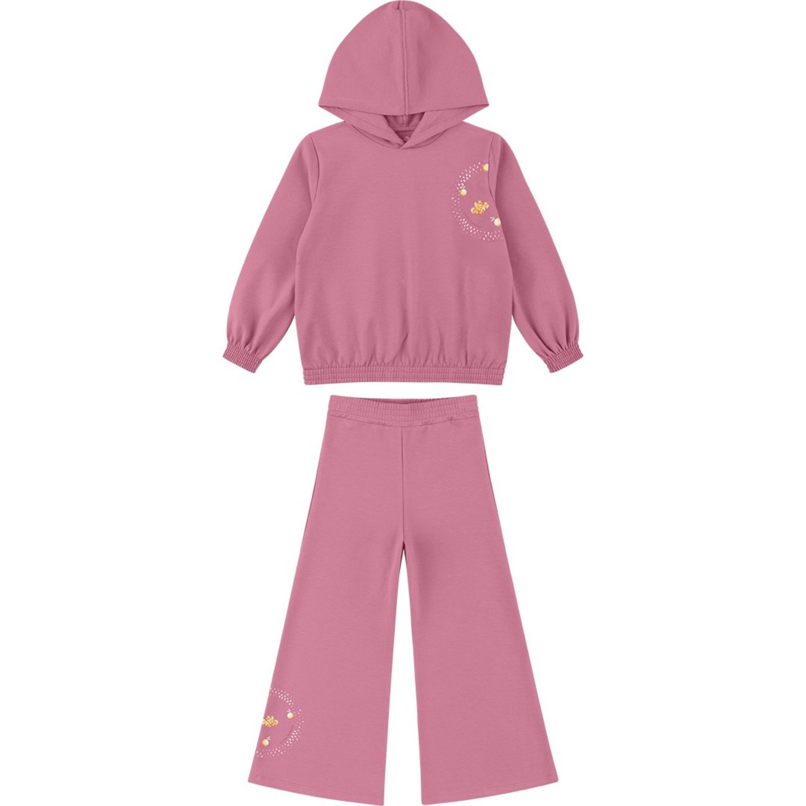 Infantil - Conjunto Longo Moletom Menina Lilica Ripilica
