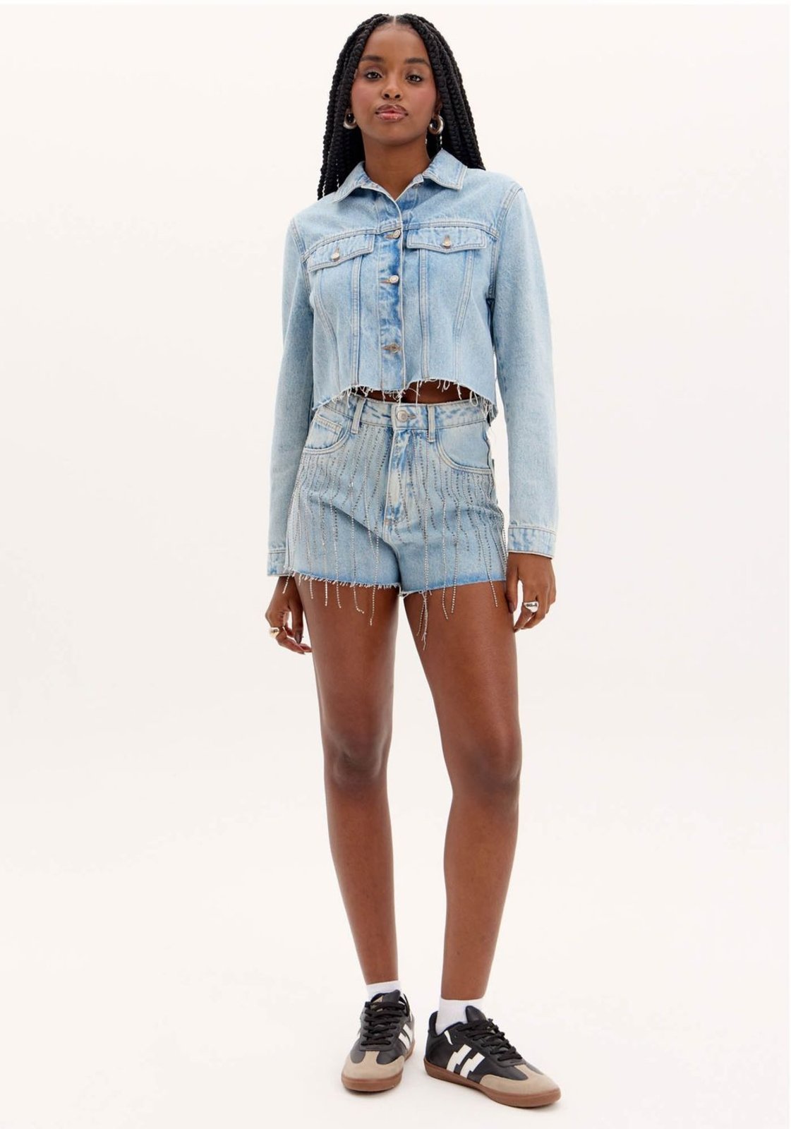 Short Grandfather Jeans Brilho My Favorite Things