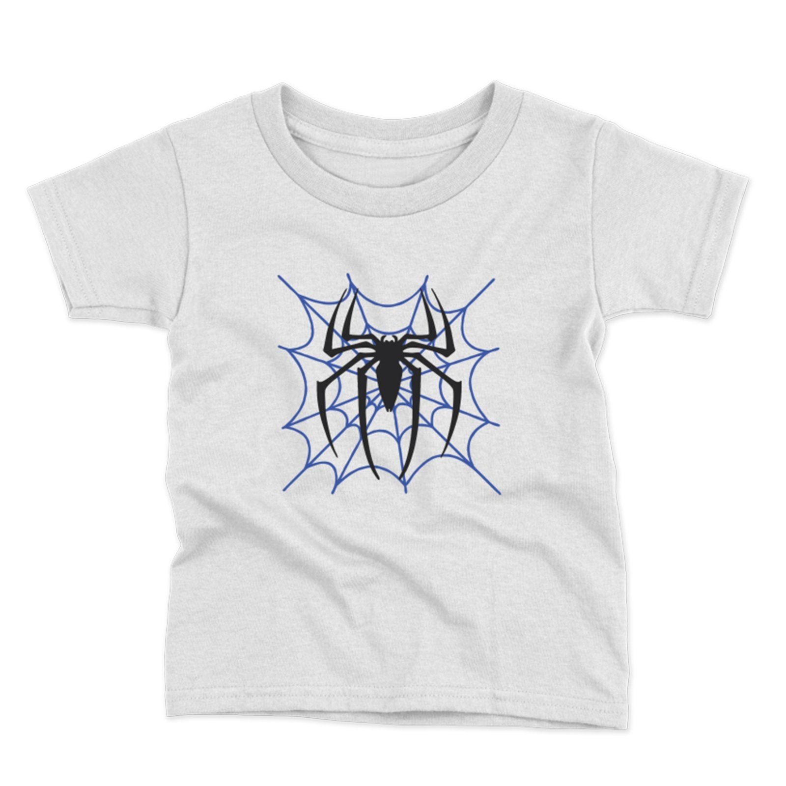 Infantil – Camiseta Menino Manga Curta Estampada Algodão Conforto Moda Verão Personagens Teia de Aranha Vermelho
