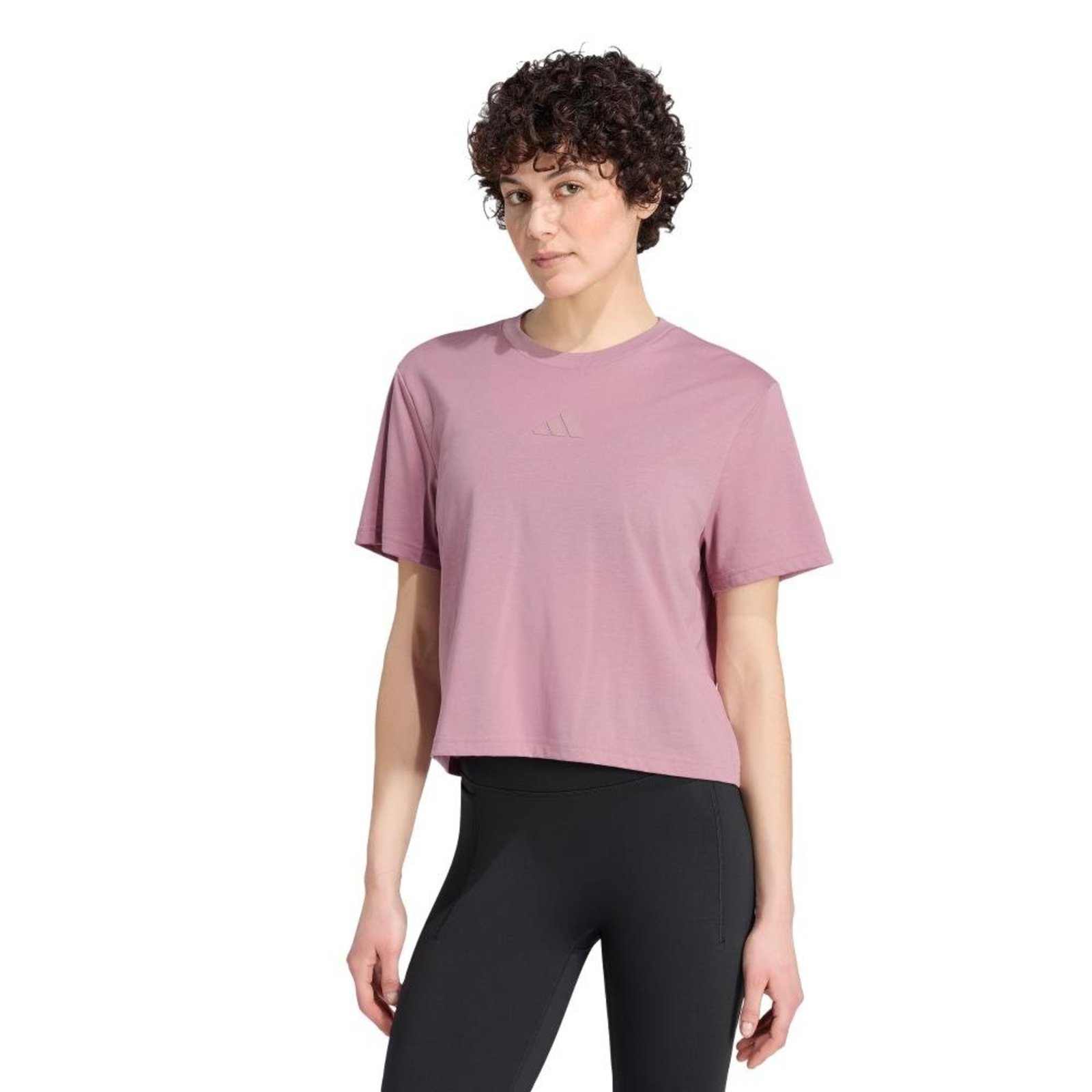 Camiseta Treino Estampada Climacool adidas Performance Roxo