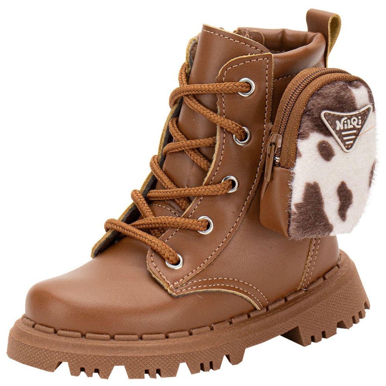 Infantil - Bota Coturno Bag Nilqi 1905 8061905 Caramelo