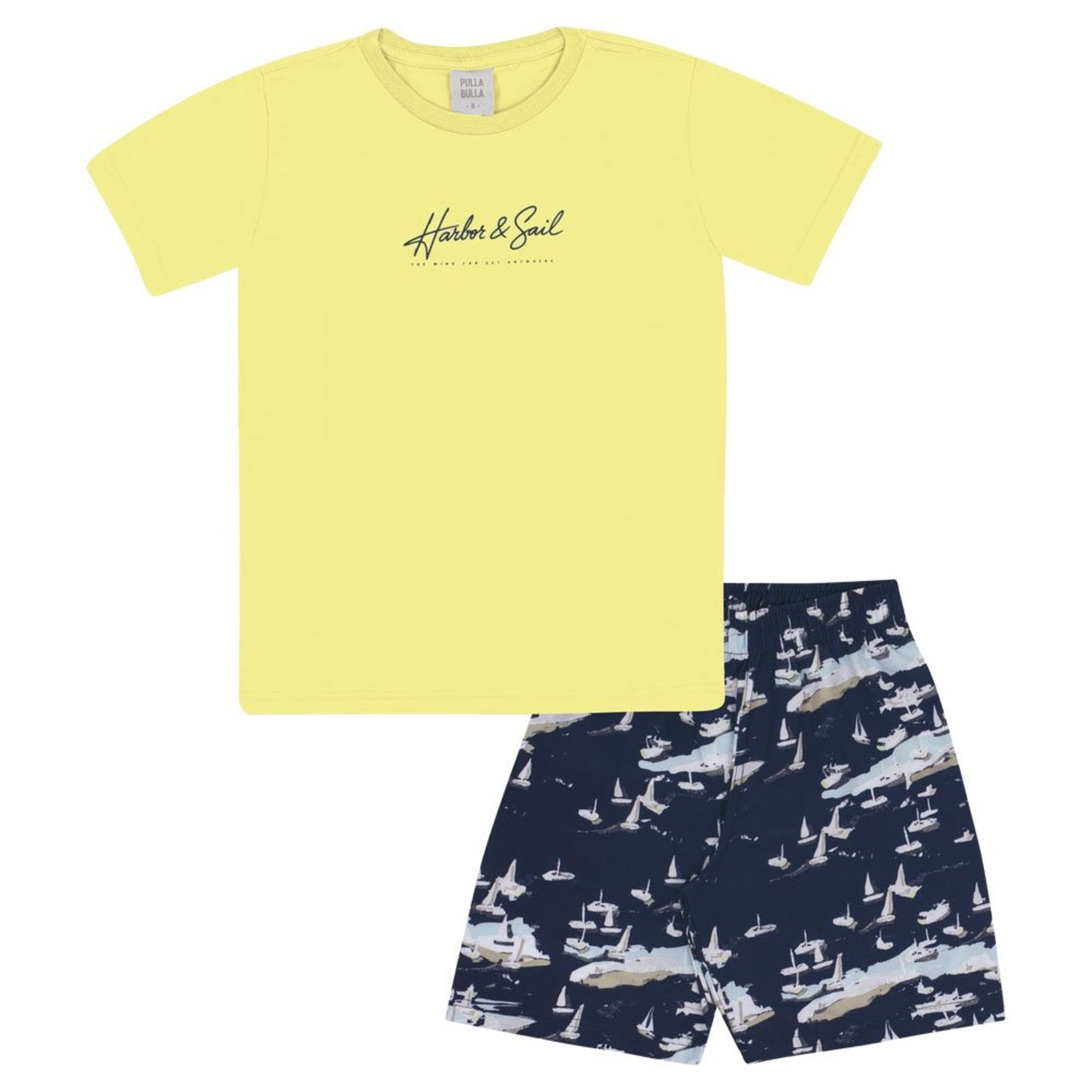 Infantil - Conjunto Verde Pulla Bulla Menino - 53475-473
