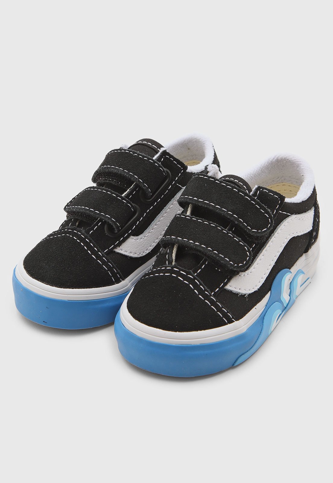 Infantil - Tênis Vans TD Old Skool V Wave Preto