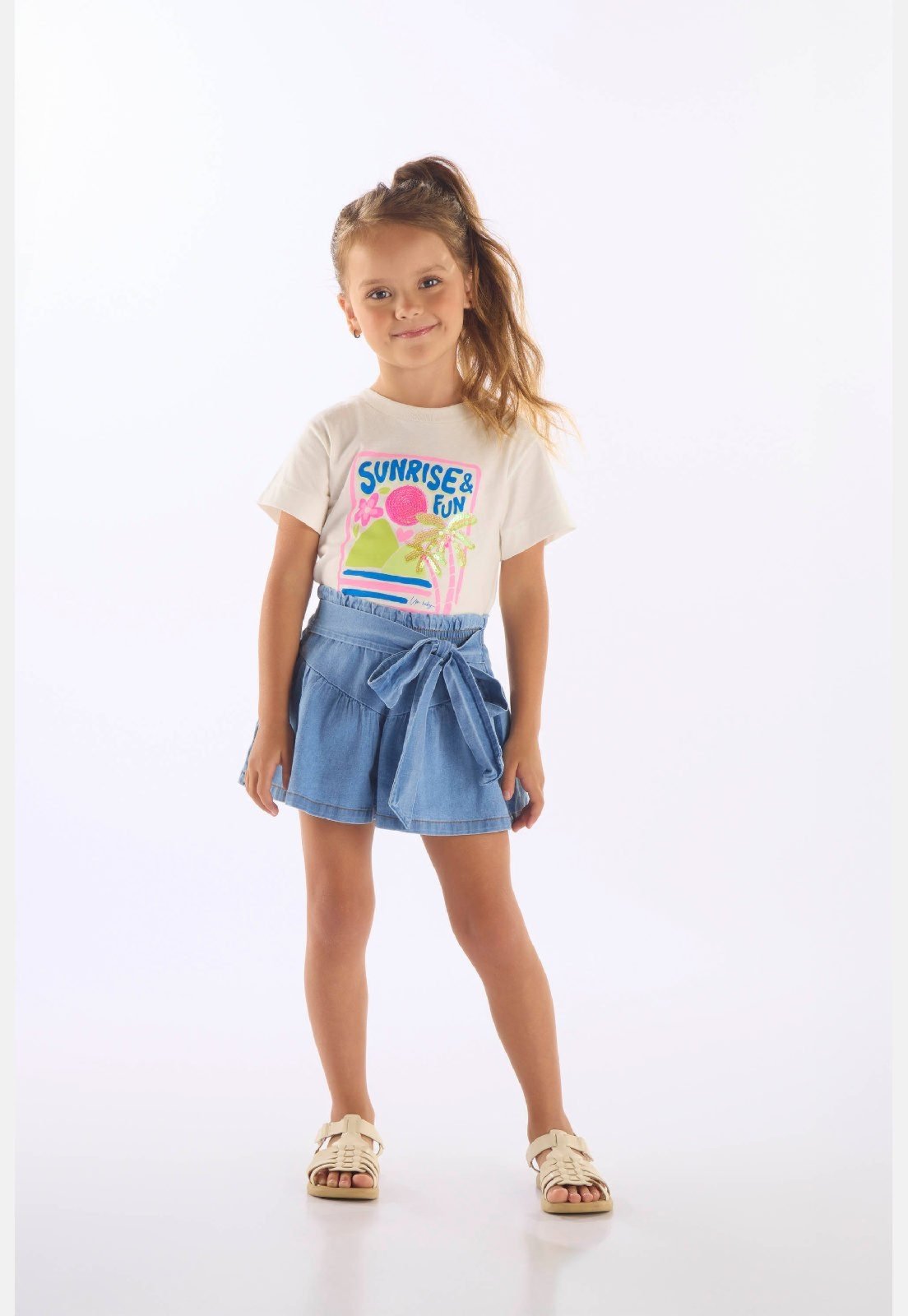 Infantil - Blusa Nascer do Sol Algodão Up Baby Branco