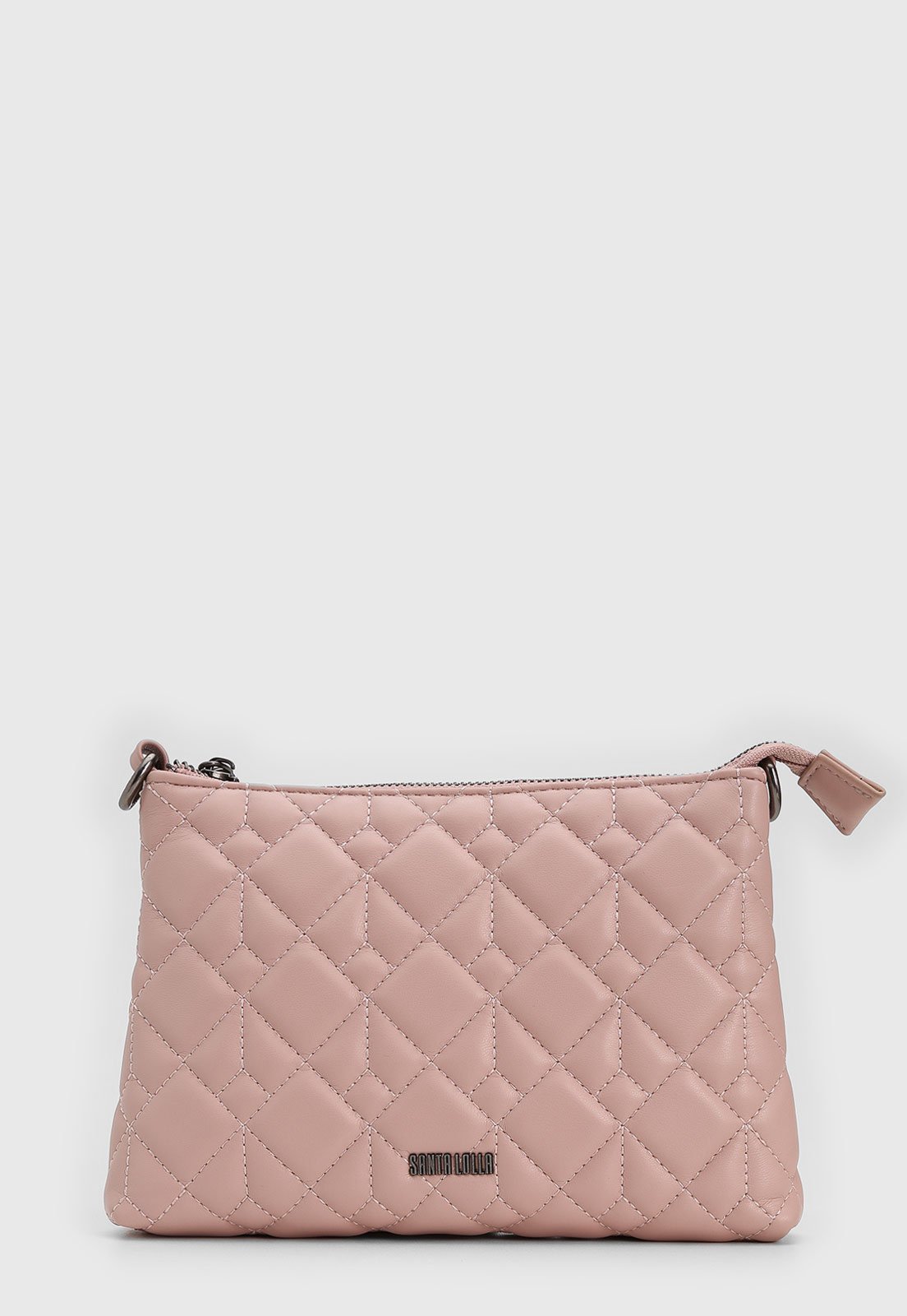 Bolsa Tiracolo Santa Lolla Matelassê Rosa