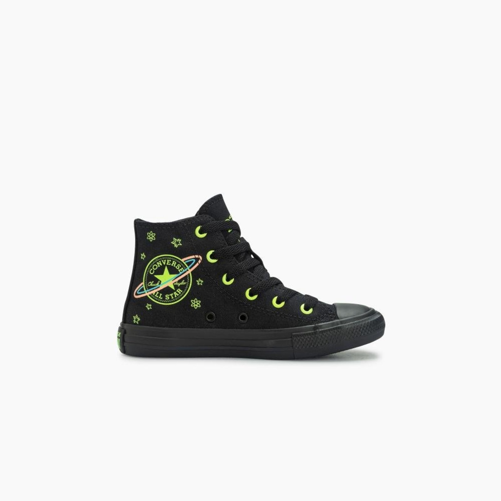 Infantil - Tênis Juvenil Chuck Taylor All Star Pizza Planet Alto Preto