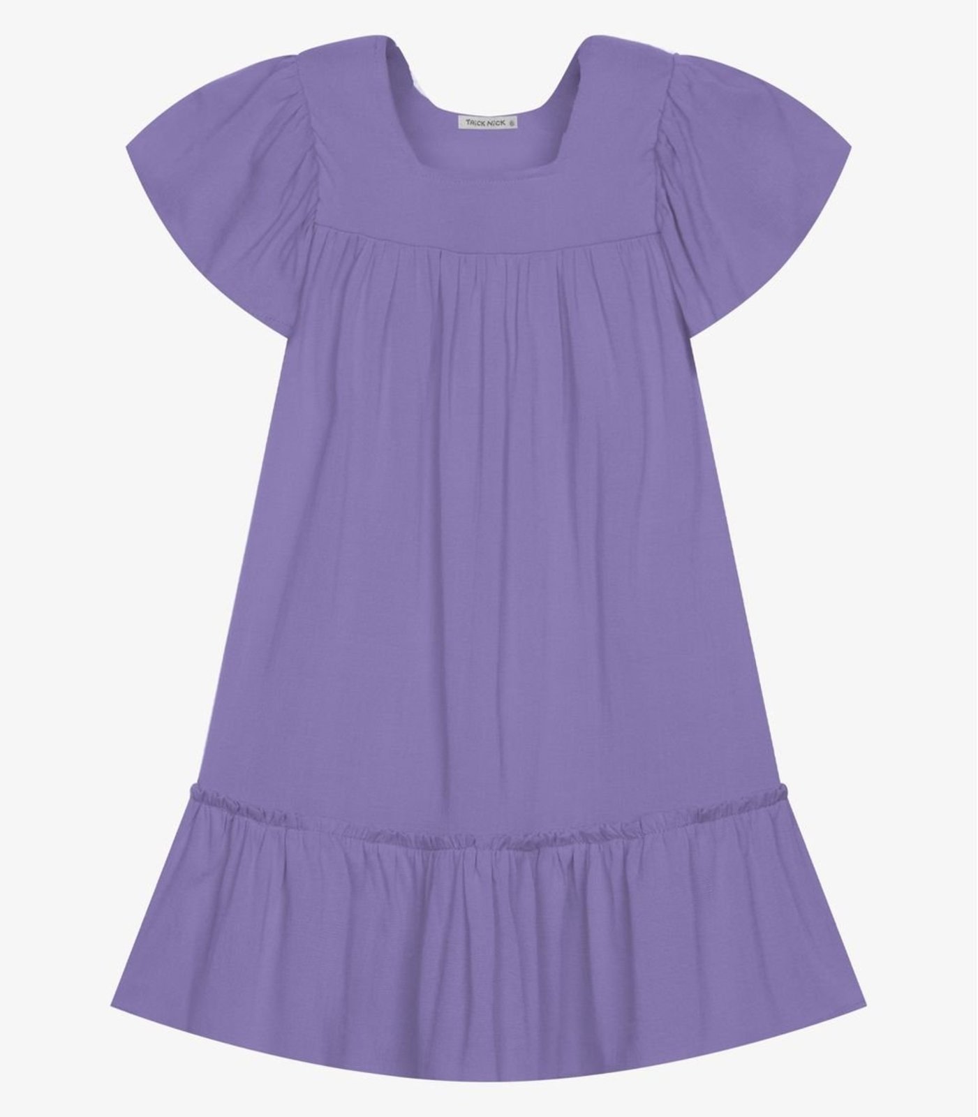 Infantil - Vestido Viscose Liso Trick Nick Roxo