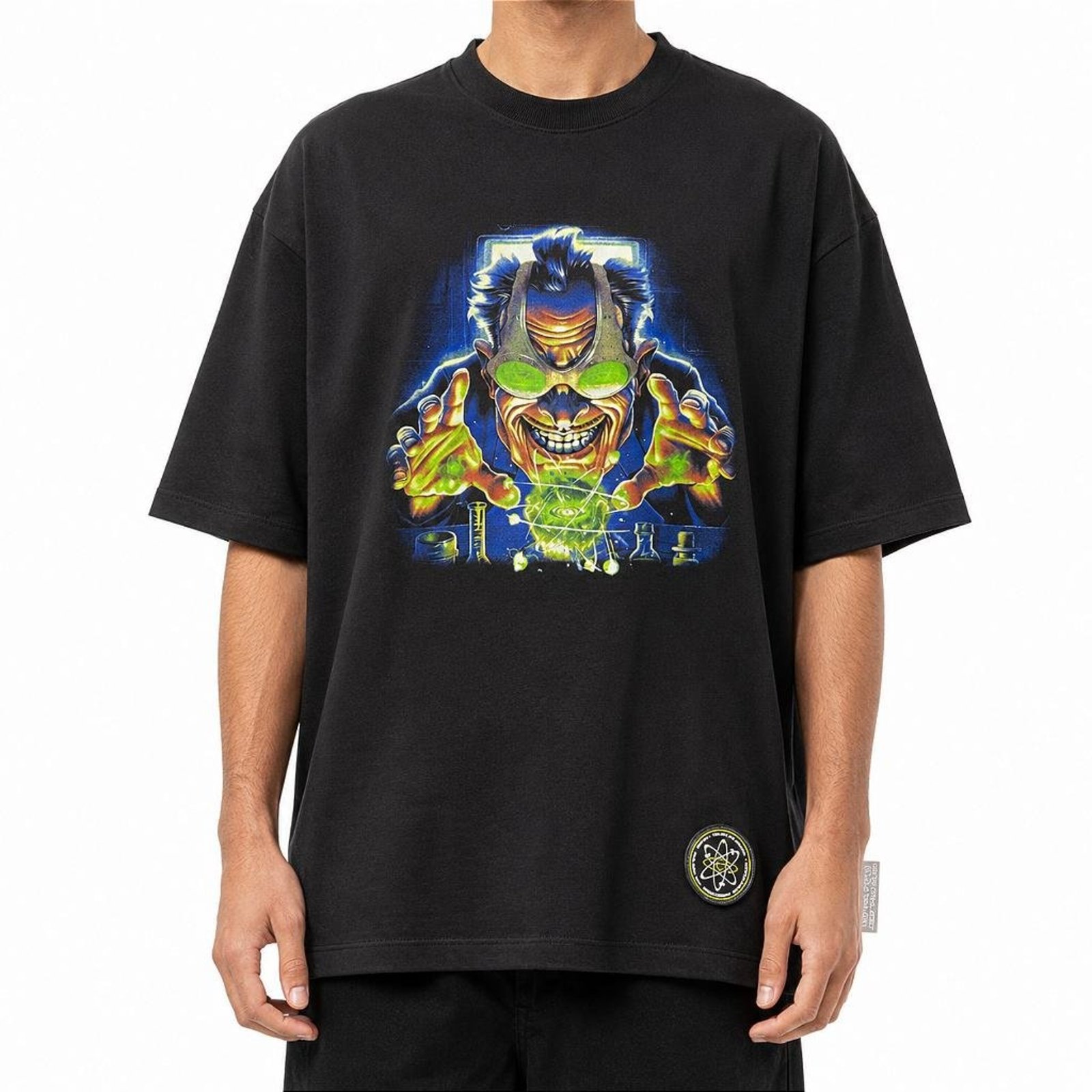 Camiseta Oakley Mad Lab Scientist SS WT26 Masculina Blackout