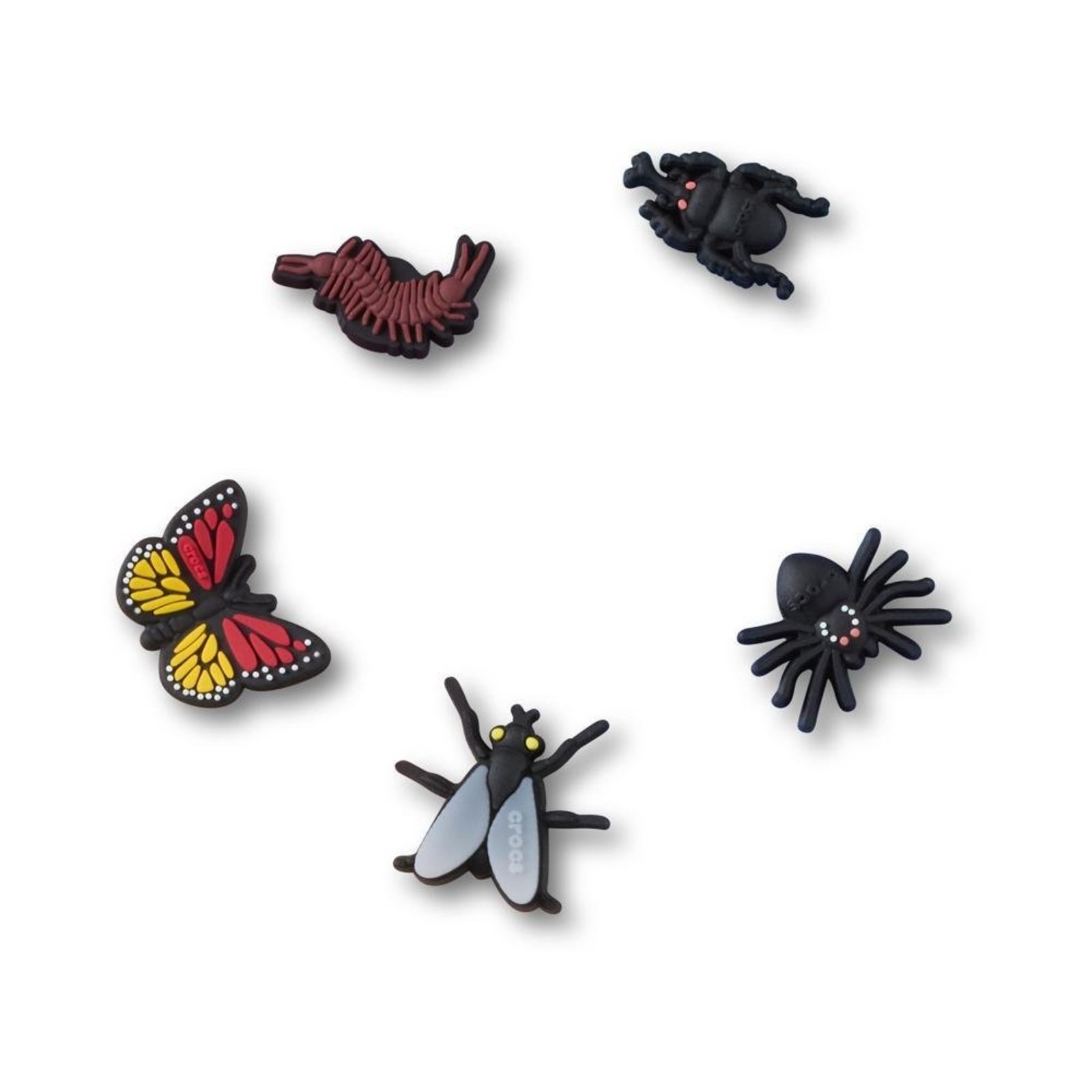 Infantil - Jibbitz™ Insetos Escuros Pack Com 5 Peças Único Branco
