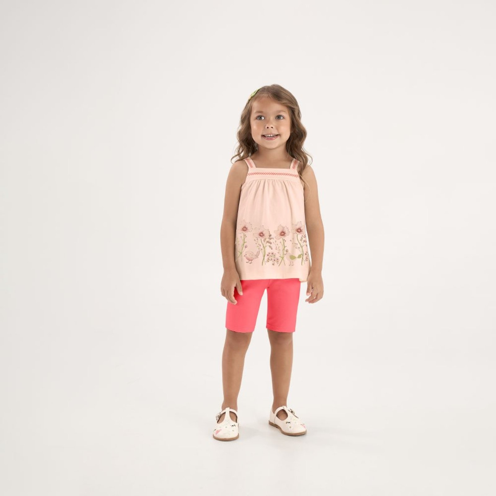 Infantil - Conjunto Rosa Primeiros Passos Pulla Bulla Menina - 53715-1298