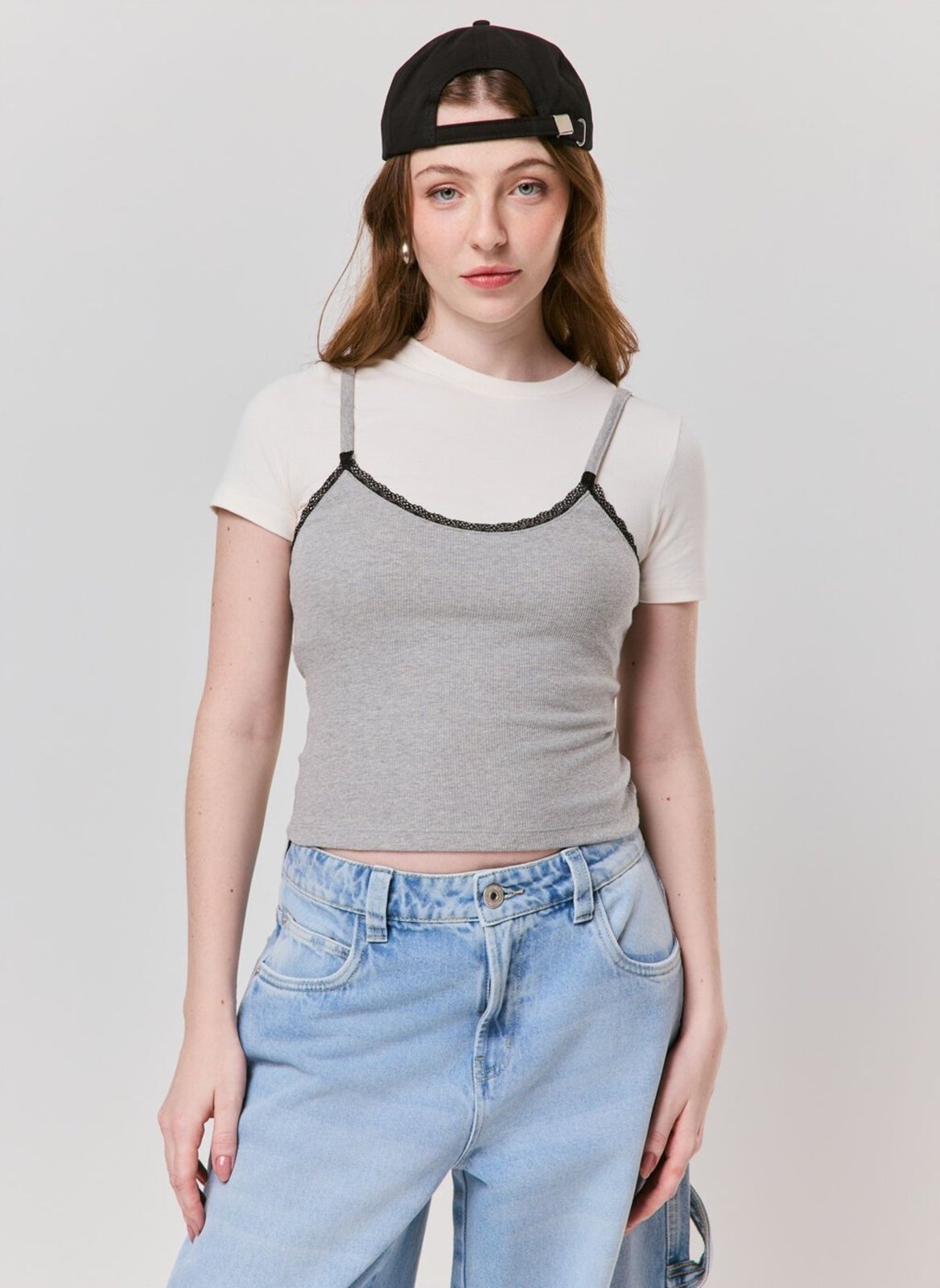 Blusa Sobreposta Com Regata