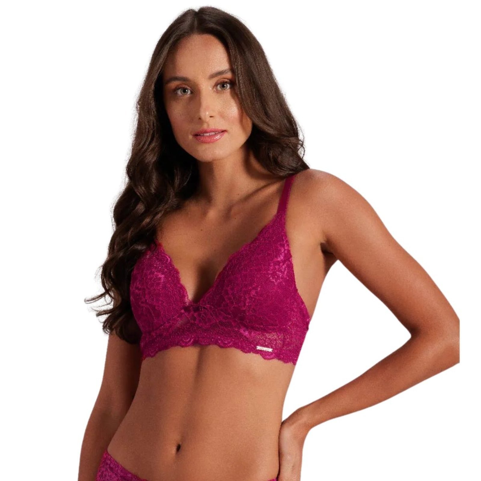 Sutiã Feminino Triângulo em Renda Santa Passion
