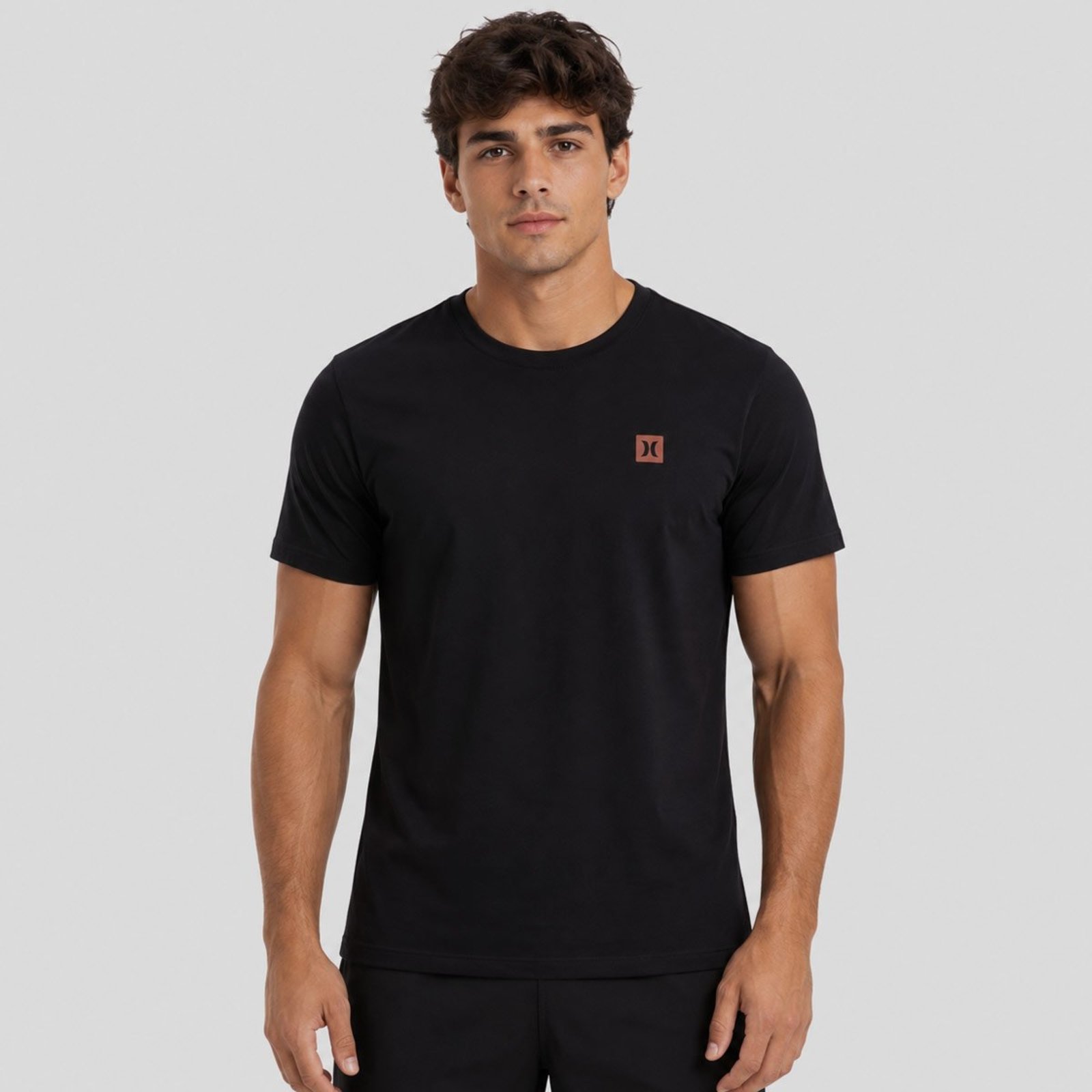 Camiseta Hurley Silk Mini Icon Preta