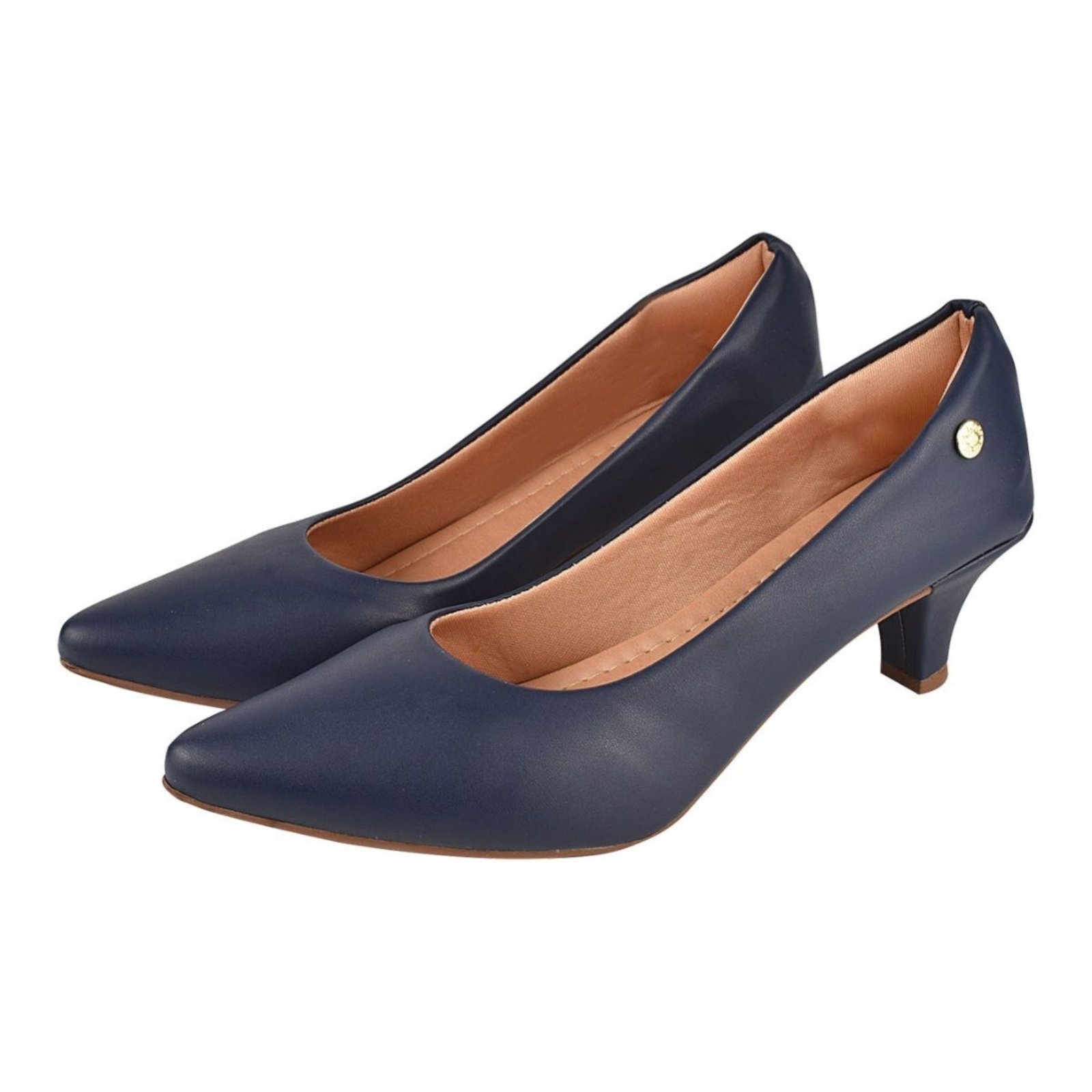 Scarpin Feminino Sapato Social Salto E Bico Fino Confortável