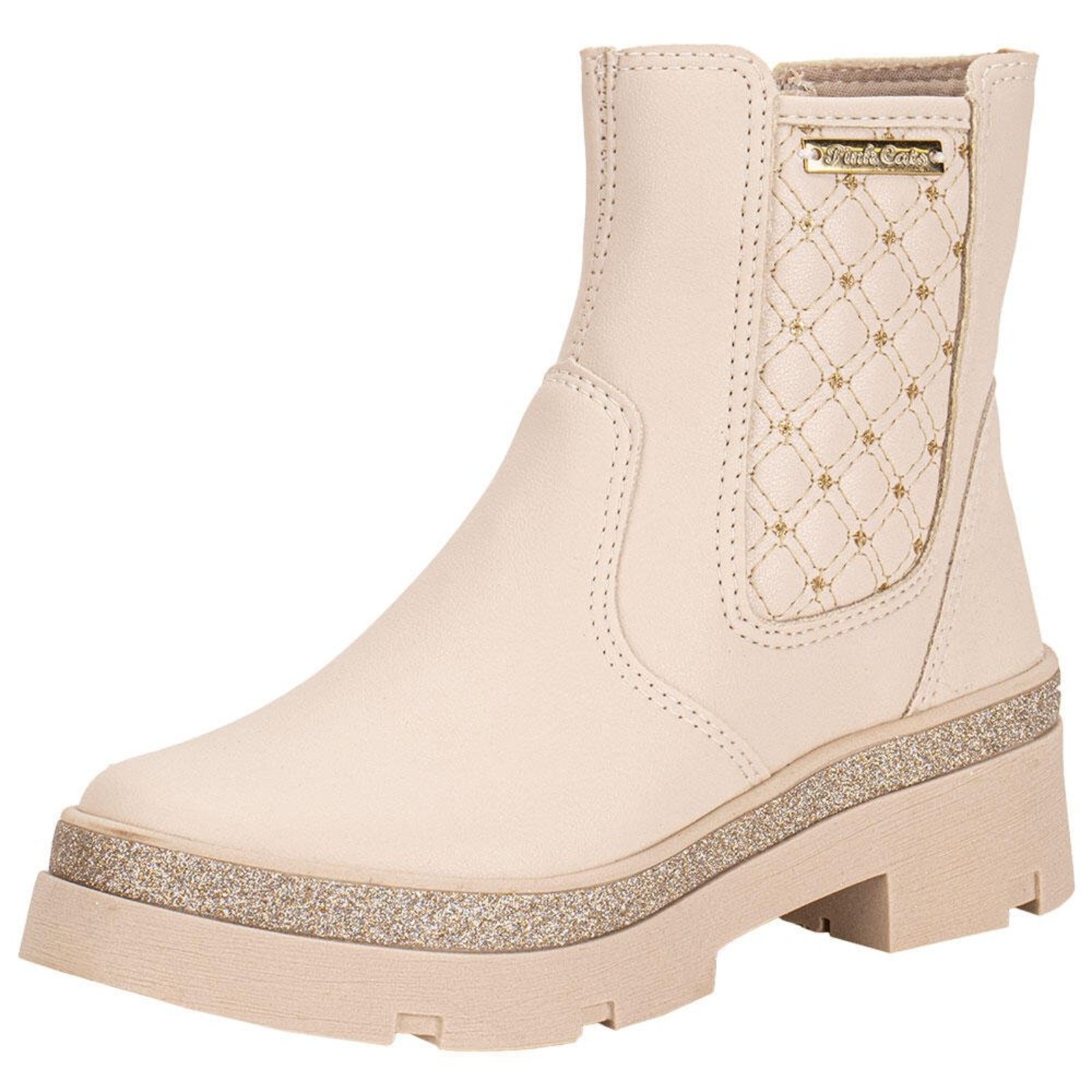Infantil - Bota Pink Cats V4352 A0644352 Bege