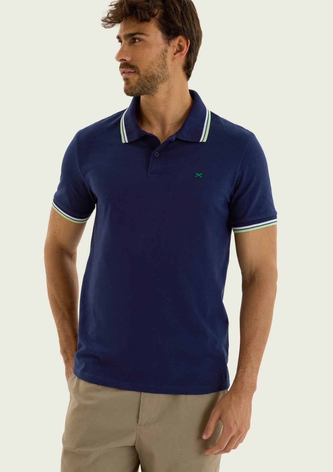 Camisa Polo Masculina Encorpada Hering