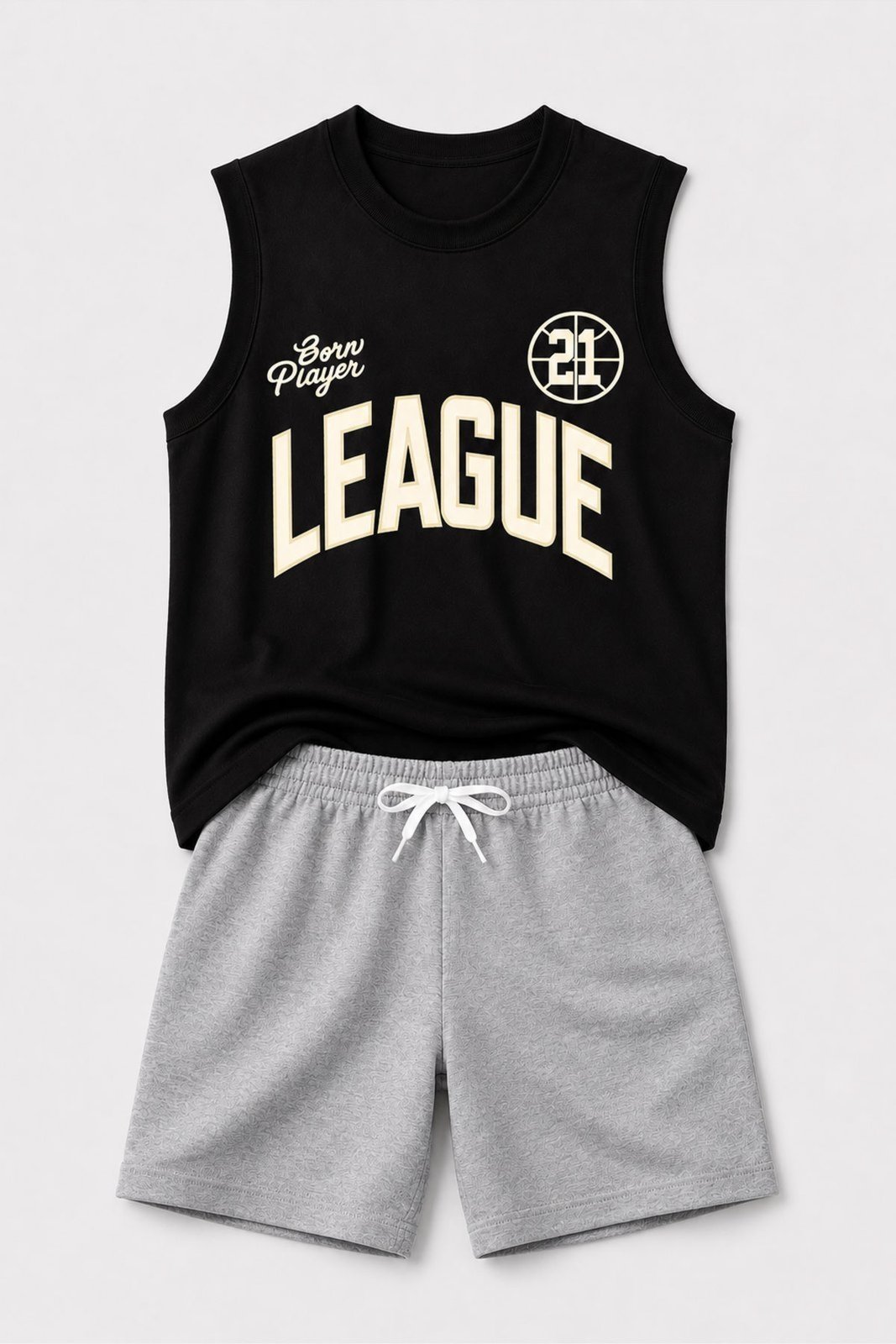 Infantil - Conjunto Masculino League 21 Preto - Babei no Look