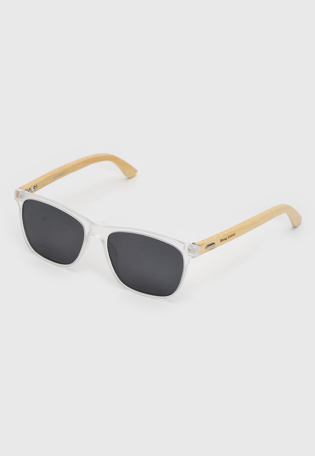 Óculos de Sol Hang Loose Polarized Bambu Transparente