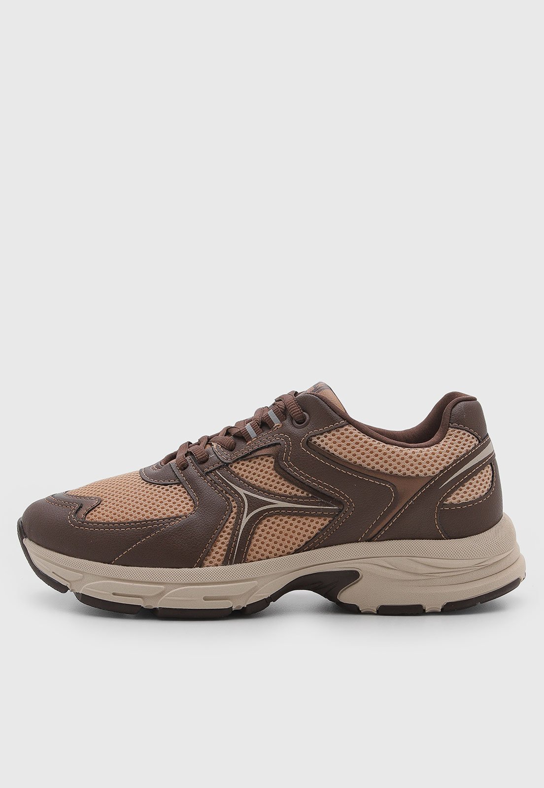 Tênis Feminino Ramarim Casual Marrom