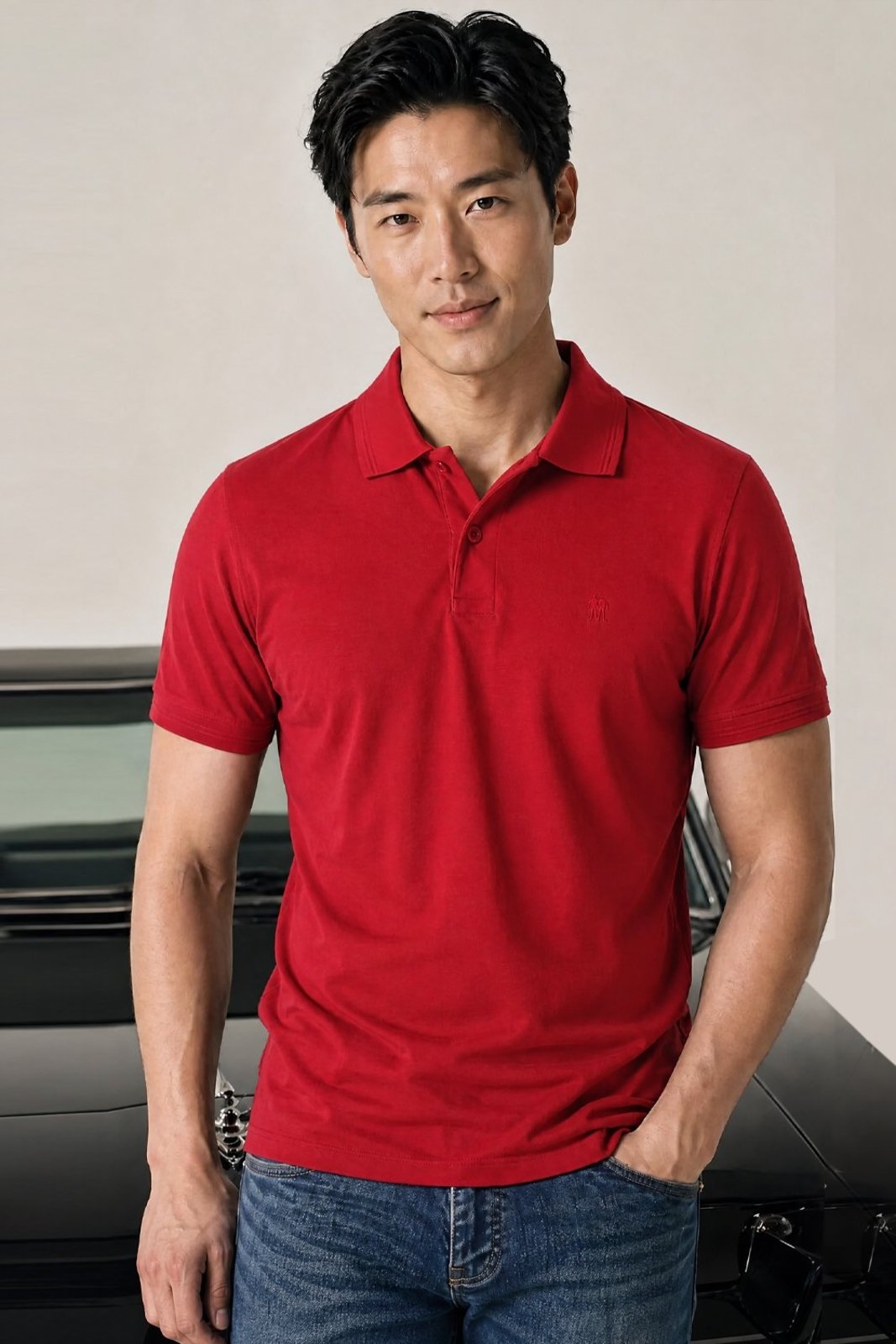 Polo Piquet Lisa Premium Polo Wear Vinho