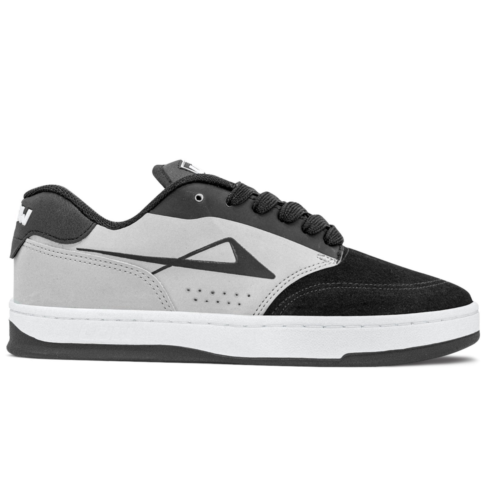 Tênis Low Unissex Camurça Core Sirius Black Grey Preto