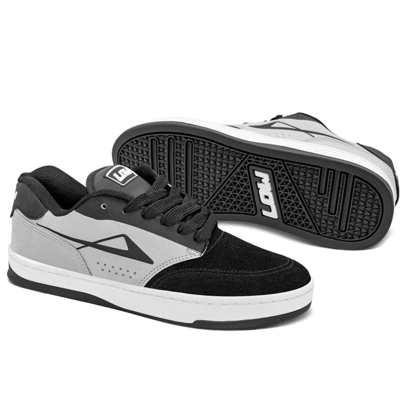 Vista 3 Tênis Low Unissex Camurça Core Sirius Black Grey Preto Low Footwear preto black Low Footwear preto black