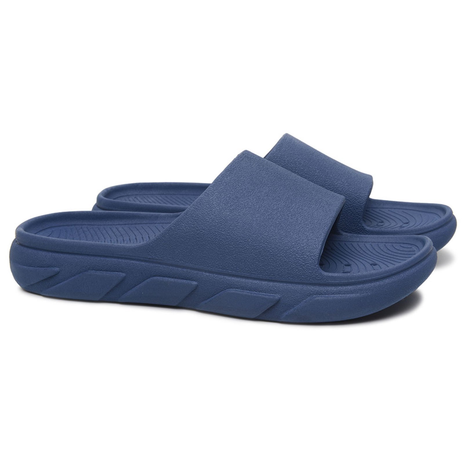 Chinelo Masculino Veritimo Slide Nuvem Anatômico Casual Confortável Versátil Azul Marinho