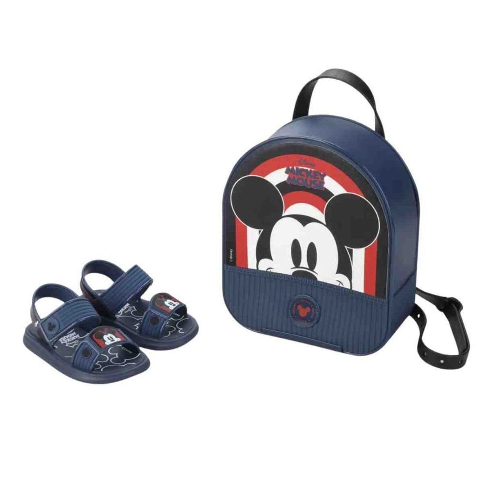 Infantil - Sandália Papete Grendene Disney Mochila Azul