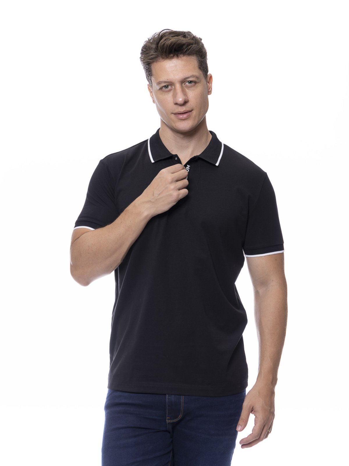 Camisa Gola Polo Masculina Linha Premium Crocker – 50554