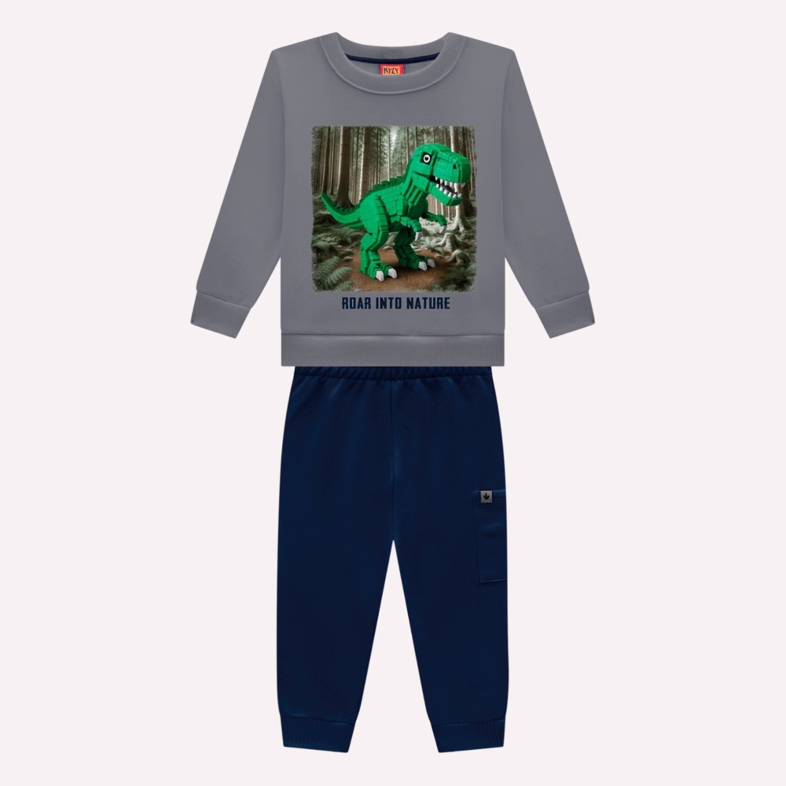 Infantil - Conjunto Menino Dinossauro Kyly