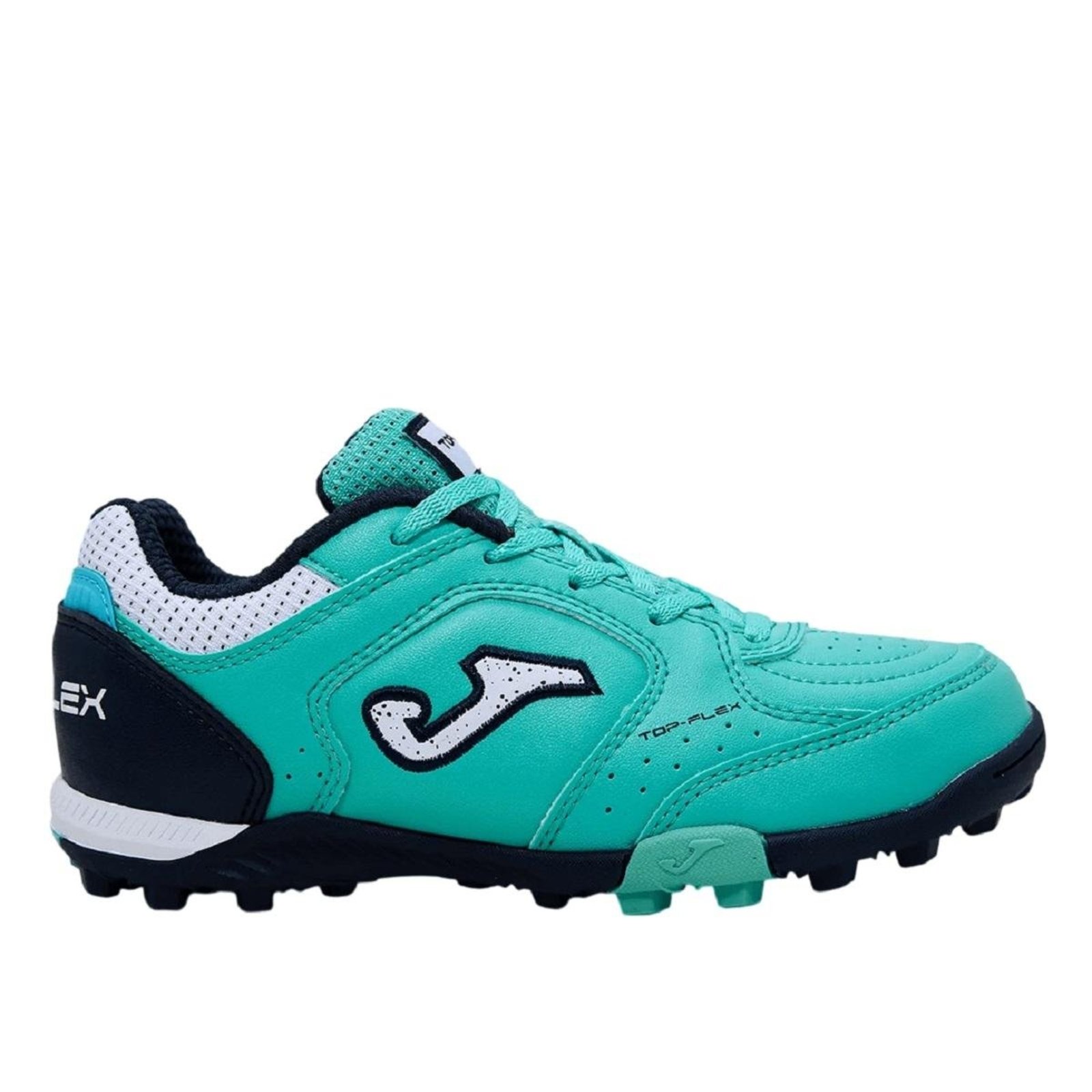 Infantil - Chuteira Society Menino Joma Top Flex JR Turquesa