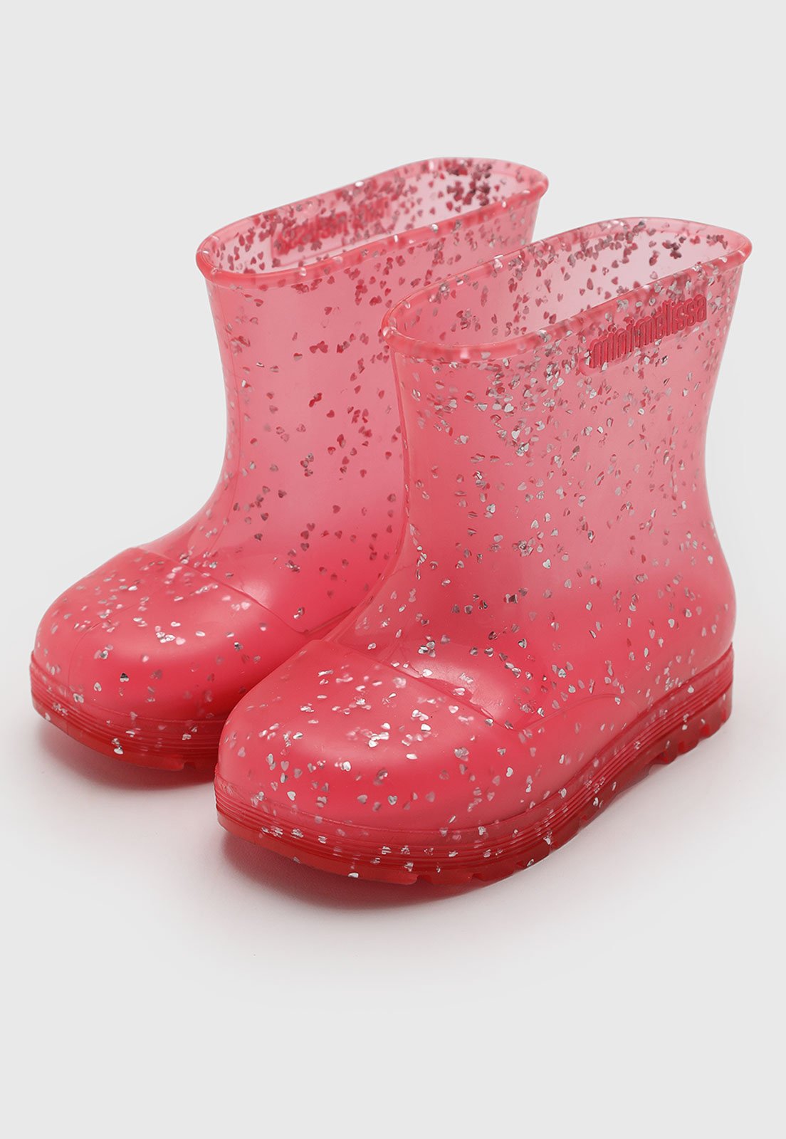 Infantil - Galocha Mini Melissa Glitter Rosa