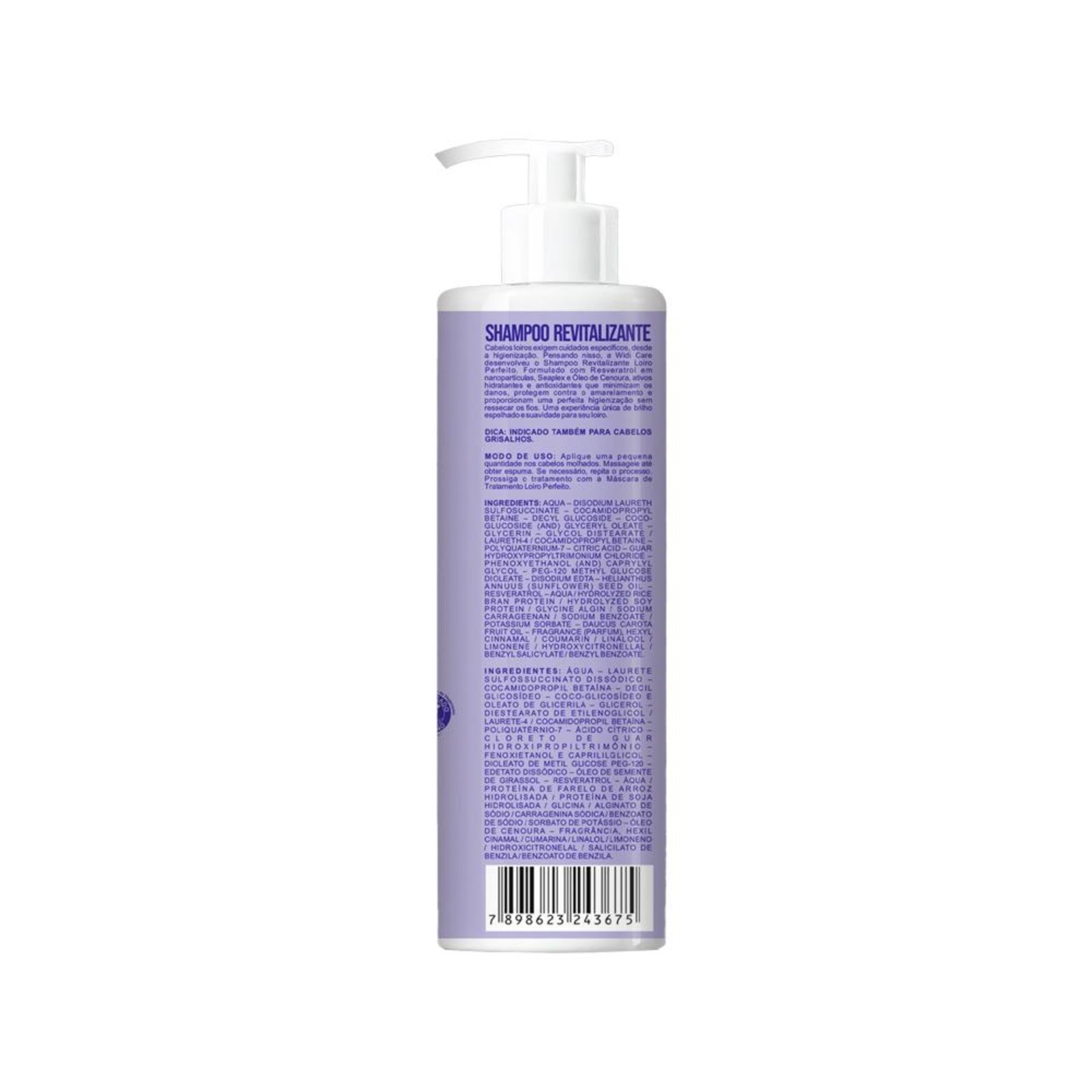 Vista 3 Widi Care Loiro Perfeito Shampoo 300Ml incolor Widi care incolor