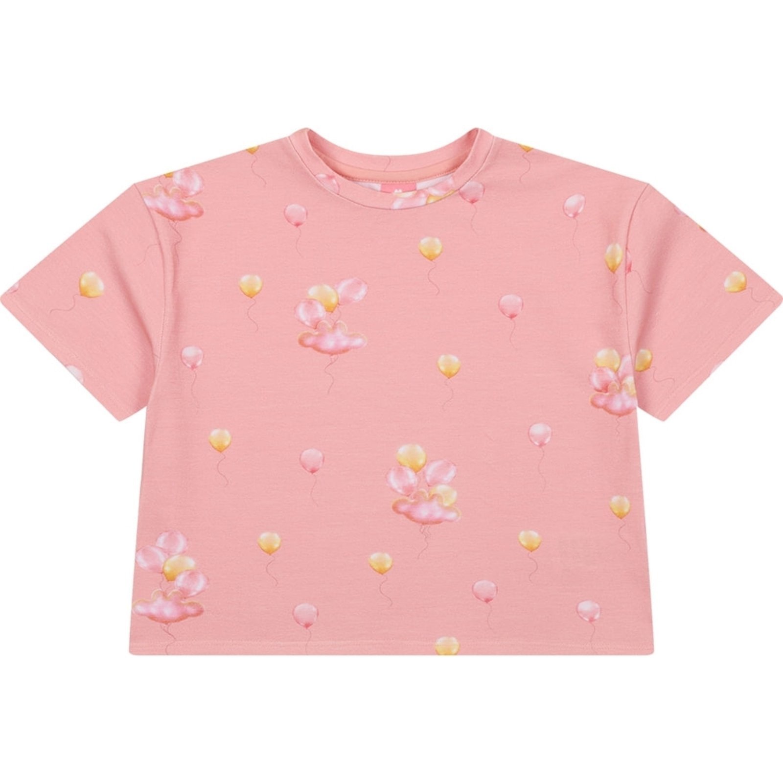 Infantil - Blusa Manga Curta Estampada Feminina Lilica Ripilica