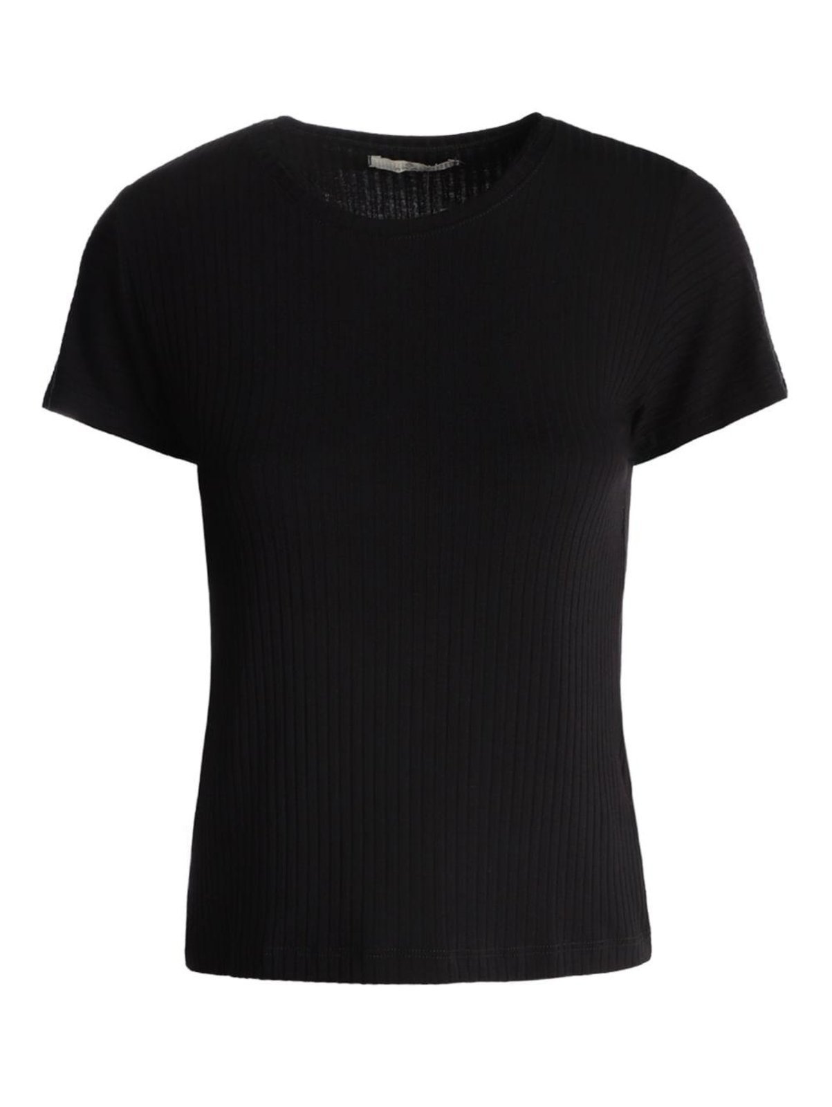 Vista 2 Blusa Canelada Manga Curta Autentique Feminina PRETO unico Autentique unico