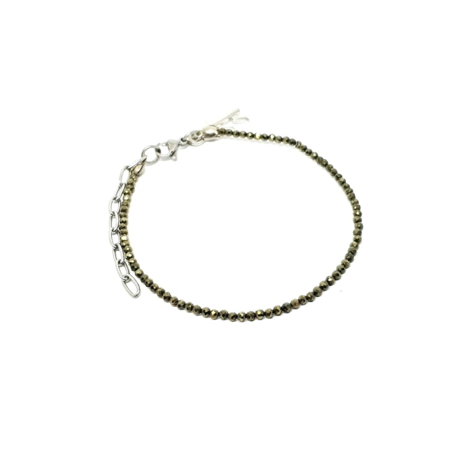 Pulseira Empóriotop de Pedras Crystal Stone Dourado