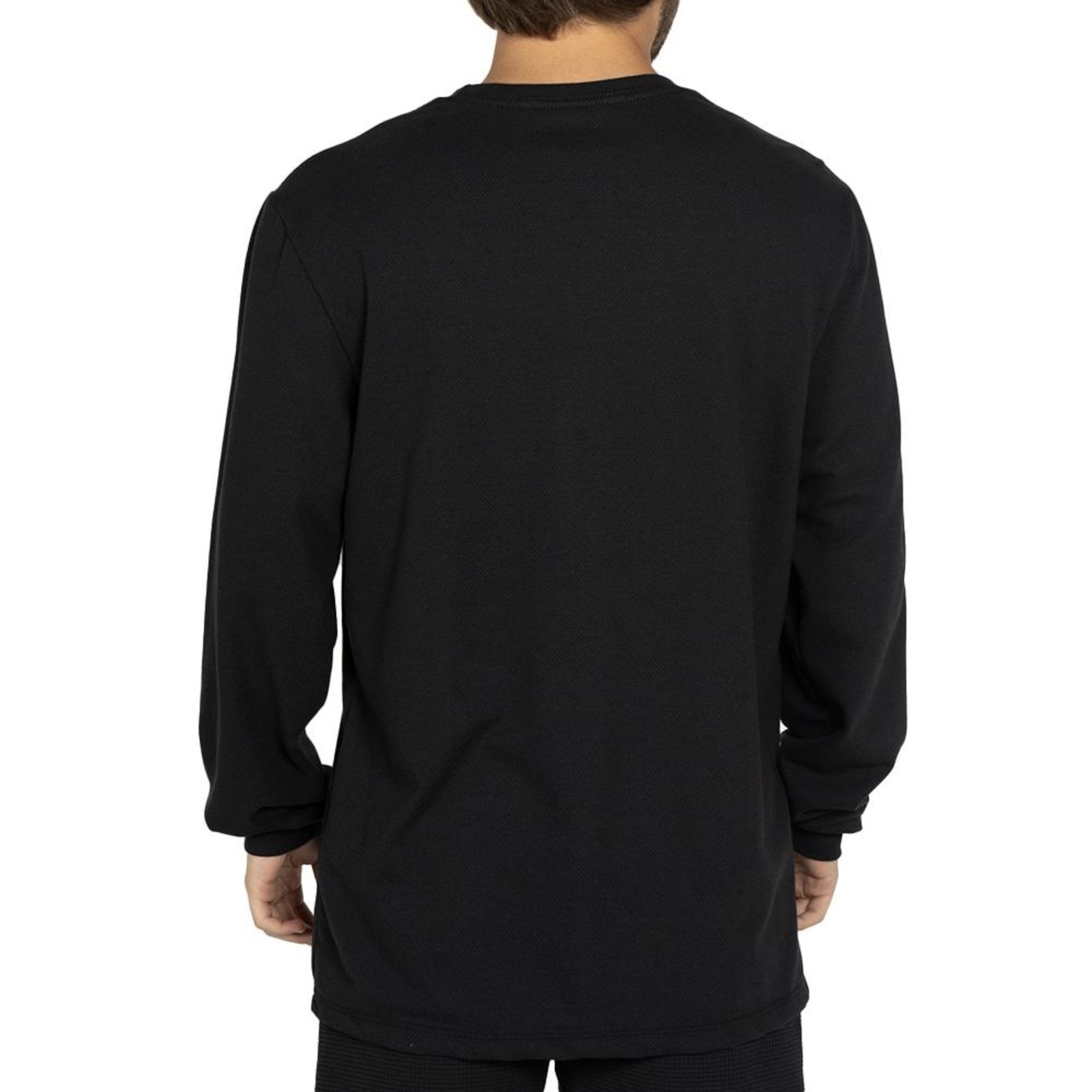 Camiseta Quiksilver Manga Longa Omni Type WT25 Preto
