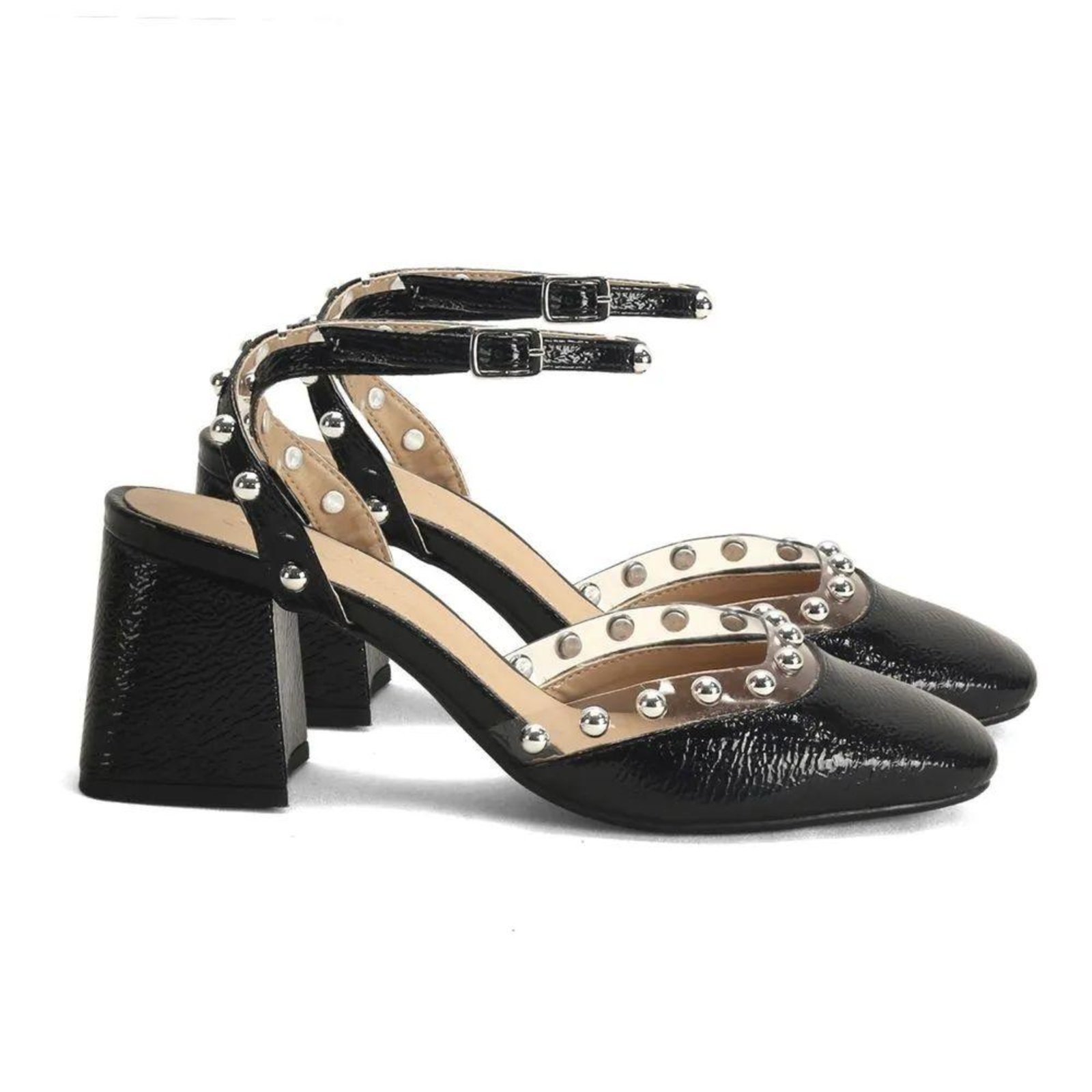 Sapato Boneca em Verniz Preto Ana Mello Conforto e Estilo Incolor