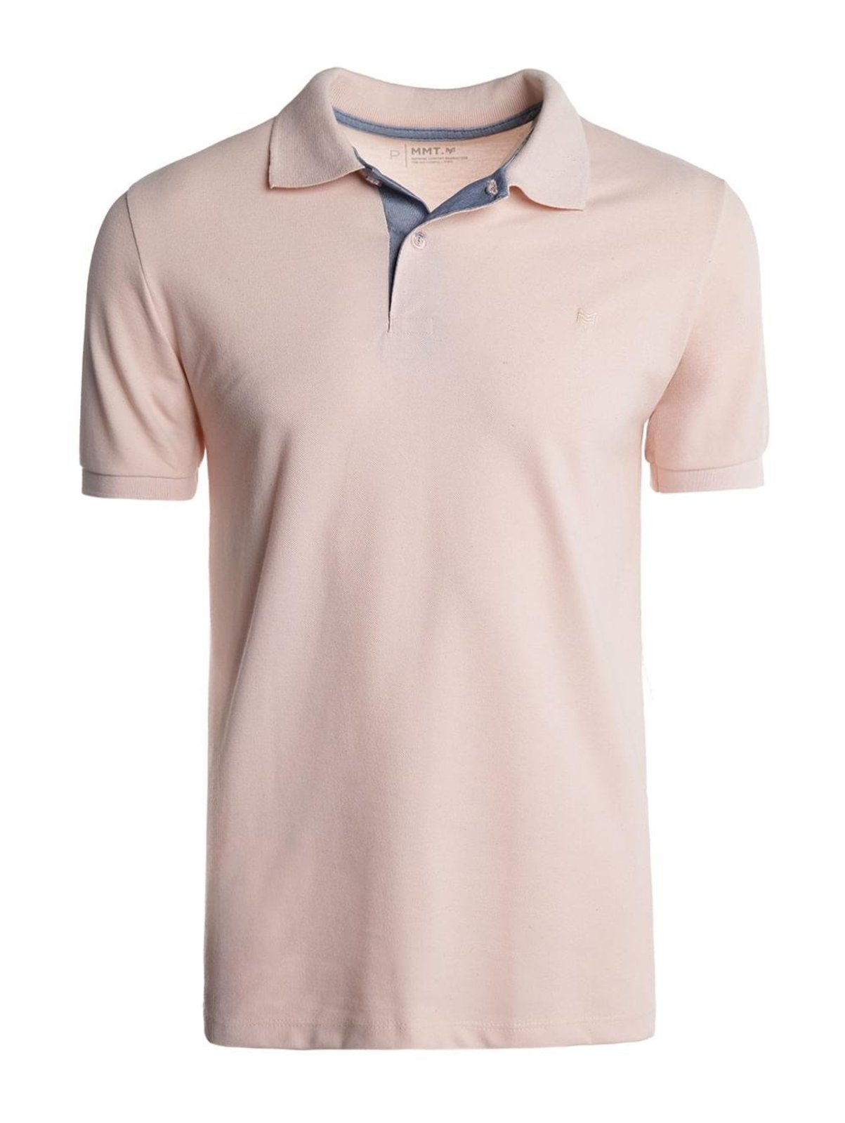 Polo Piquet Peitilho Manga Curta Masculina ROSE