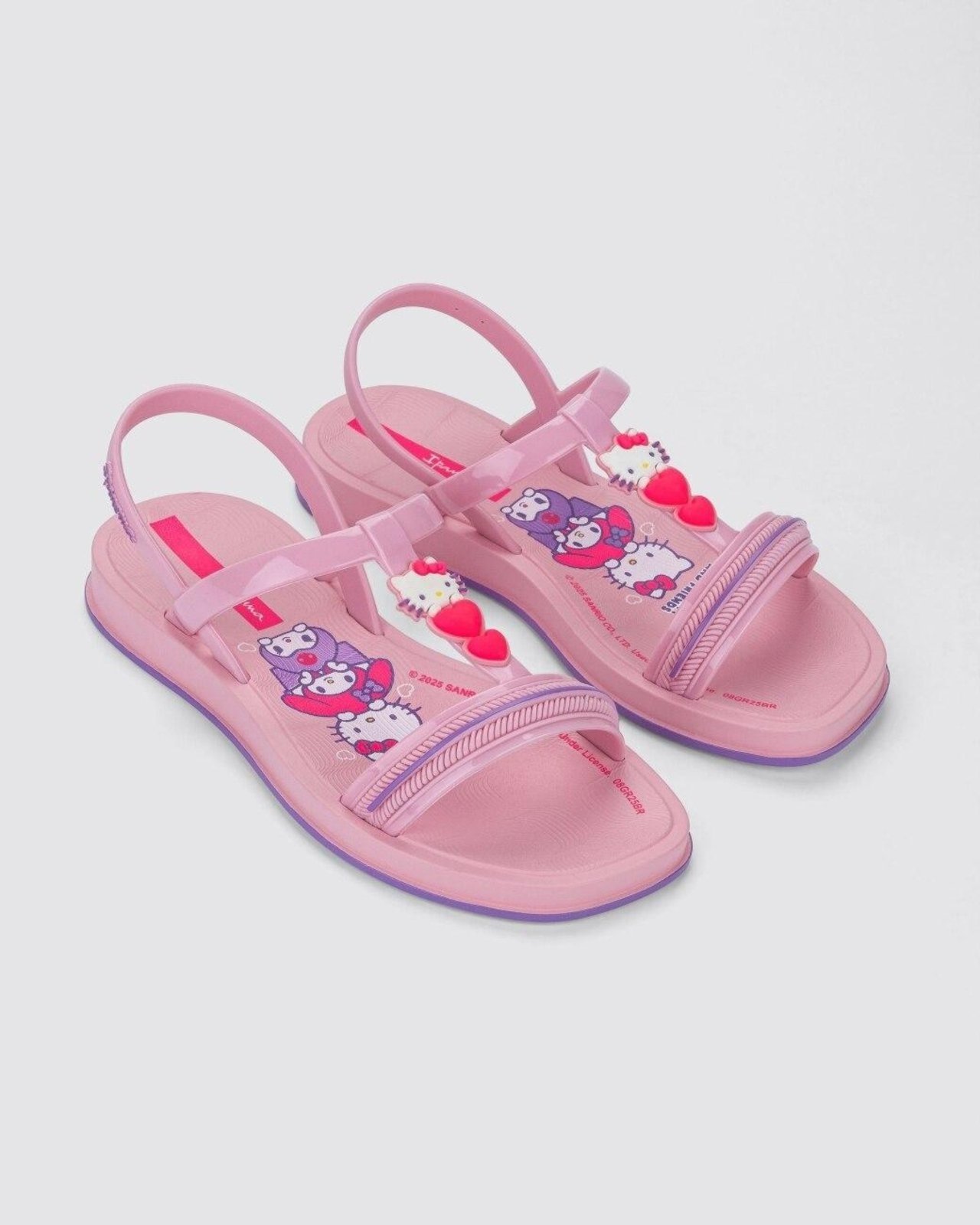 Vista 3 Infantil - Sandália Ipanema Kello Kitty rosa Ipanema rosa