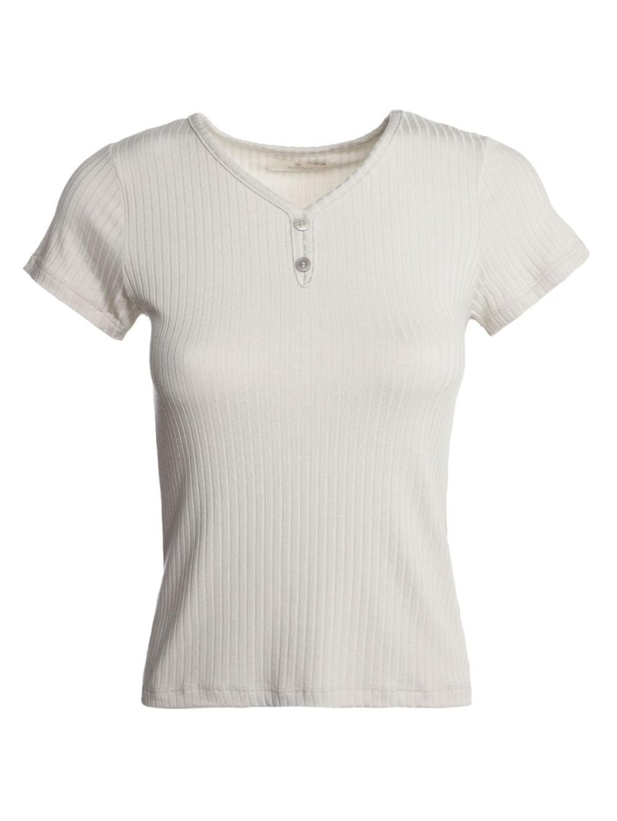 Vista 2 Blusa Canelado Viscose Autentique Feminina CINZA CLARO unico Autentique unico