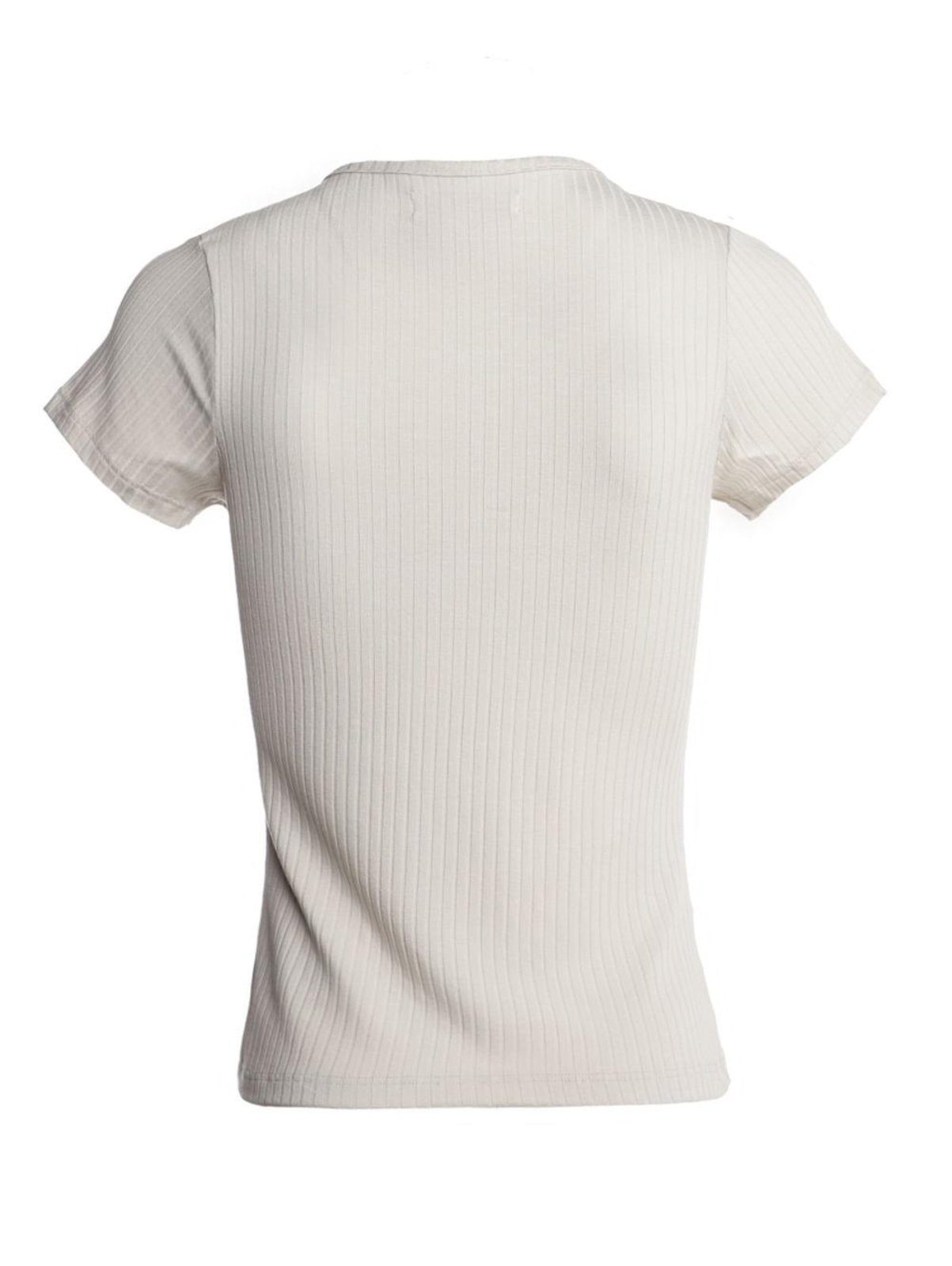 Vista 3 Blusa Canelado Viscose Autentique Feminina CINZA CLARO unico Autentique unico