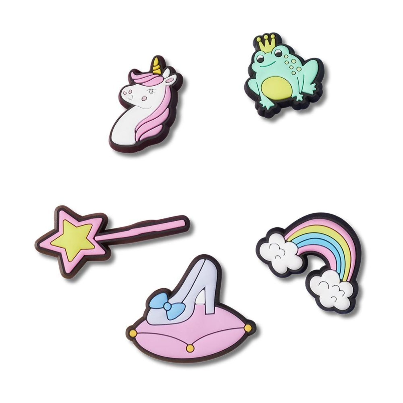 Infantil - Jibbitz™ regra das meninas pack com 5 peças unico Branco