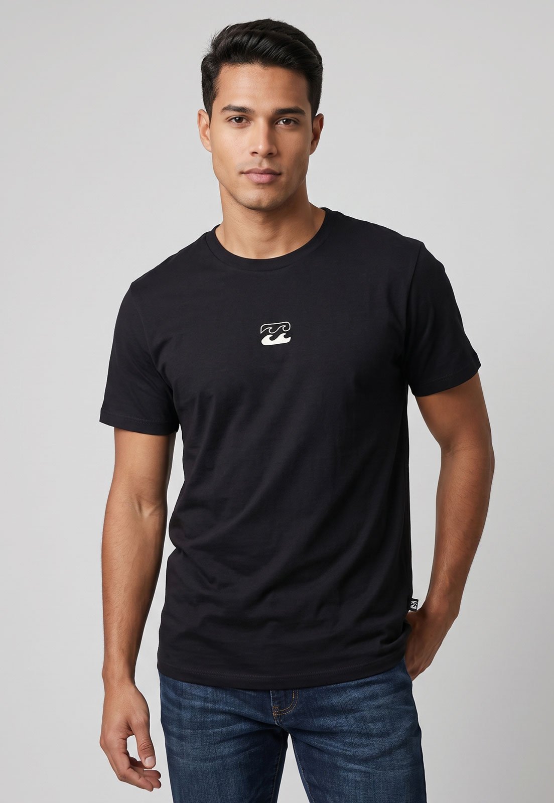 Camiseta Masculina Billabong Main Stay Preta